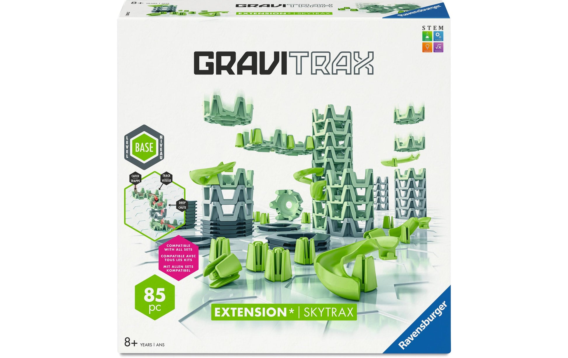 Ravensburger GT Extension Skytrax Kugelbahn – 85-teilig – ab 8 Jahren – Kunststoff – FSC