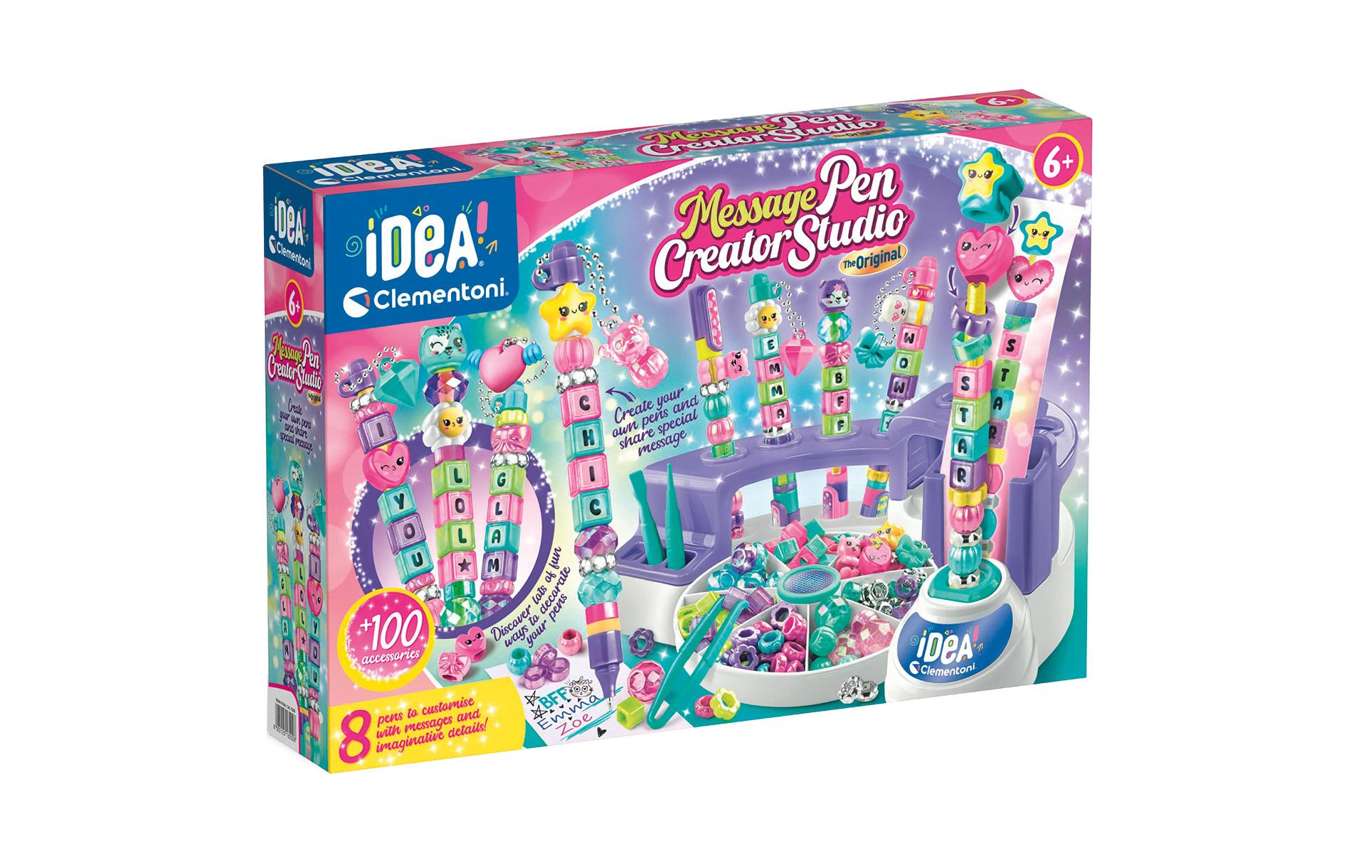 Clementoni Mein Stift-Atelier Messages – Zeichen-/Lettering-Set – ab 6 Jahren
