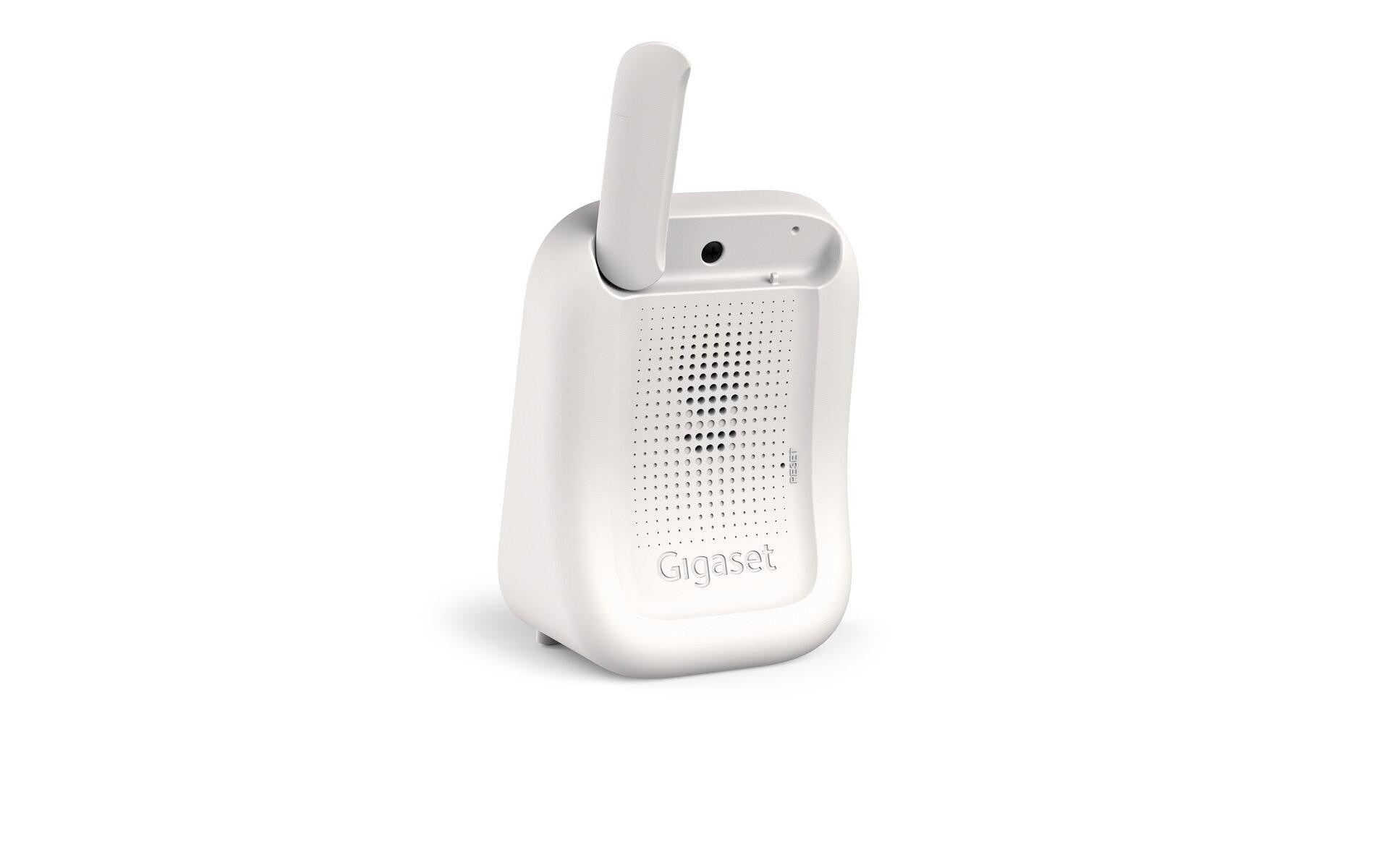 Gigaset Baby 300 Video – Babyphone, Video, FHSS, Akkubetrieb, Reichweite bis 300 m, Creme/Weiss
