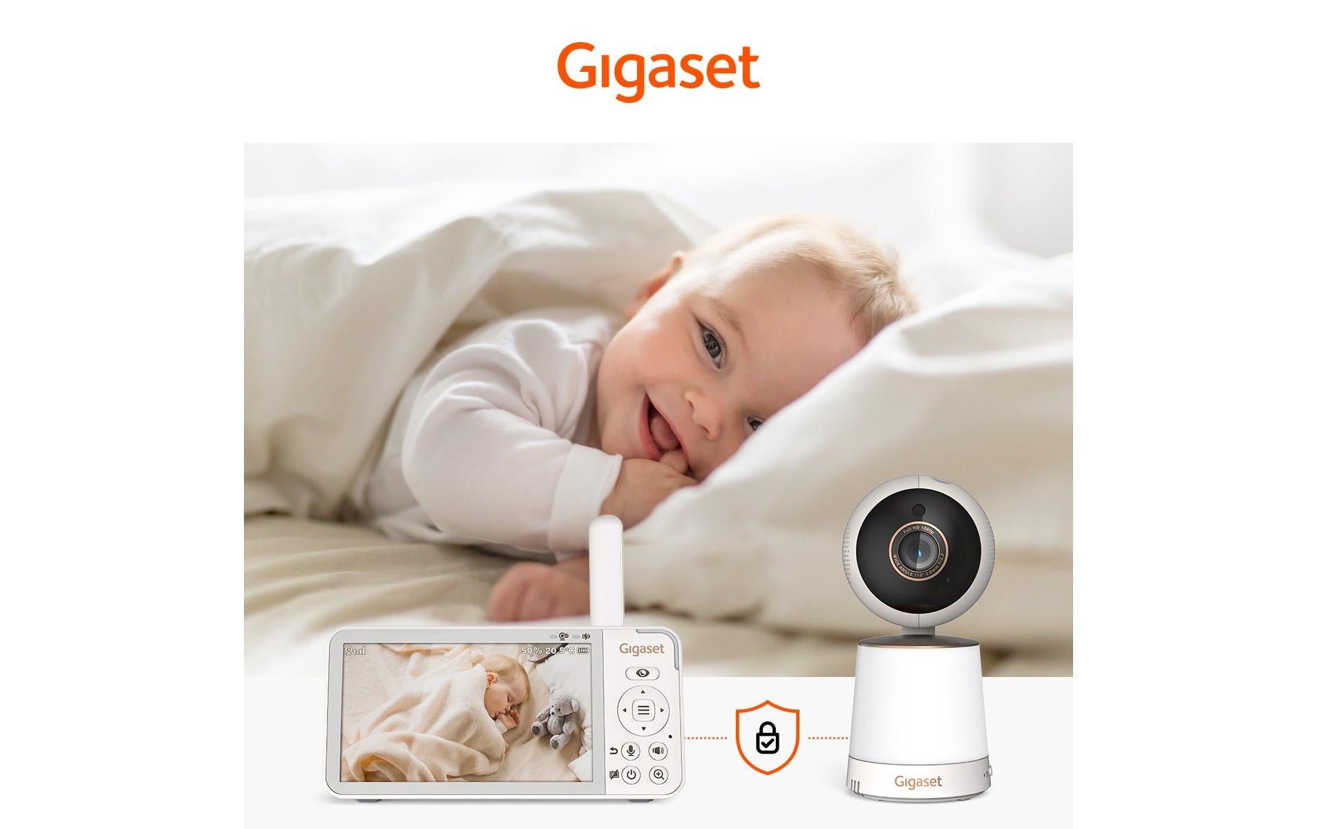 Gigaset Baby 500 Video – Video-Babyphone – Akkubetrieb – Kabellos (FHSS)