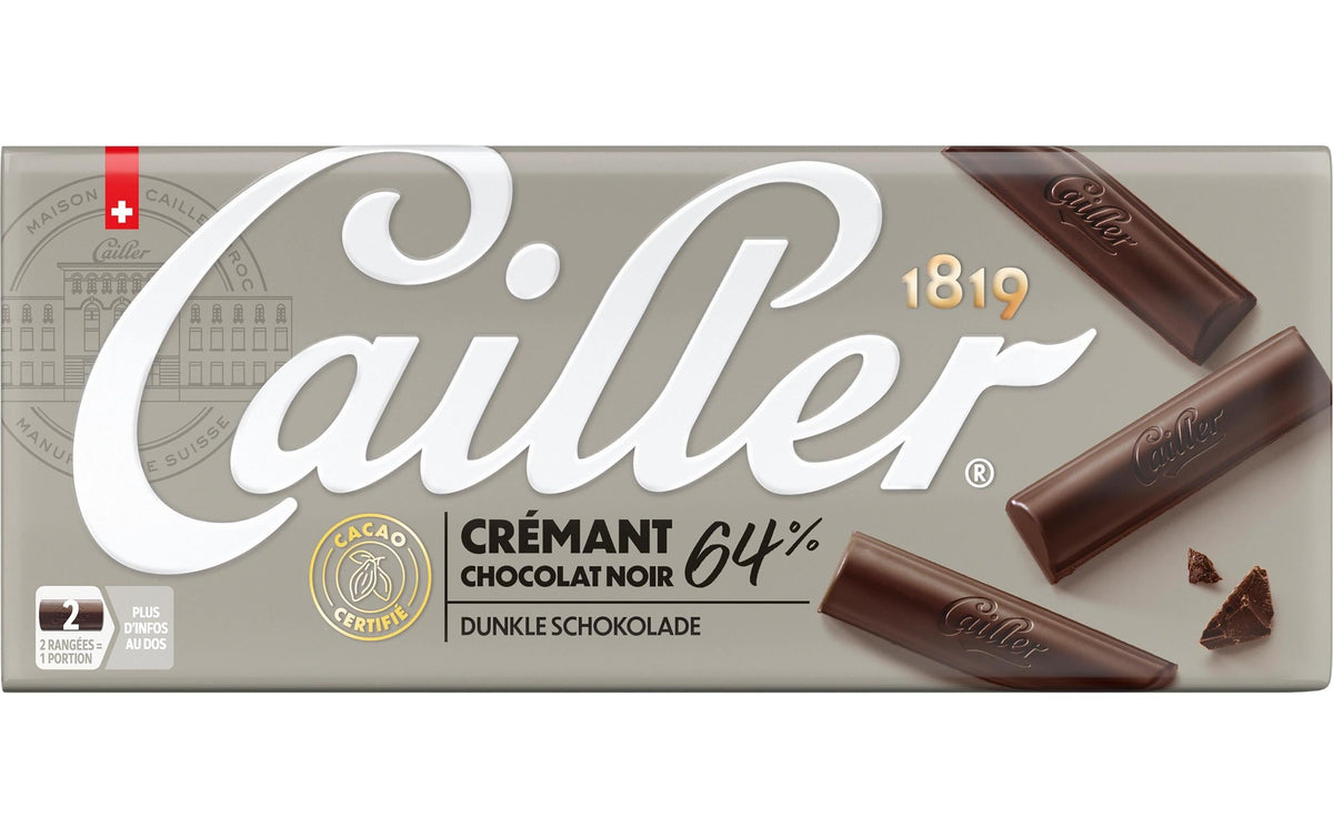 Cailler Crémant Schokolade – 64% – 100 g