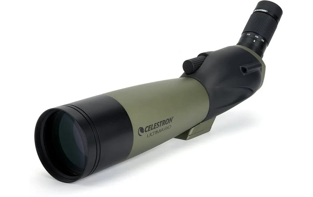 Celestron Ultima 80 A – 20–60×, 80 mm Objektiv, BaK-4, wasserfest, schwarz