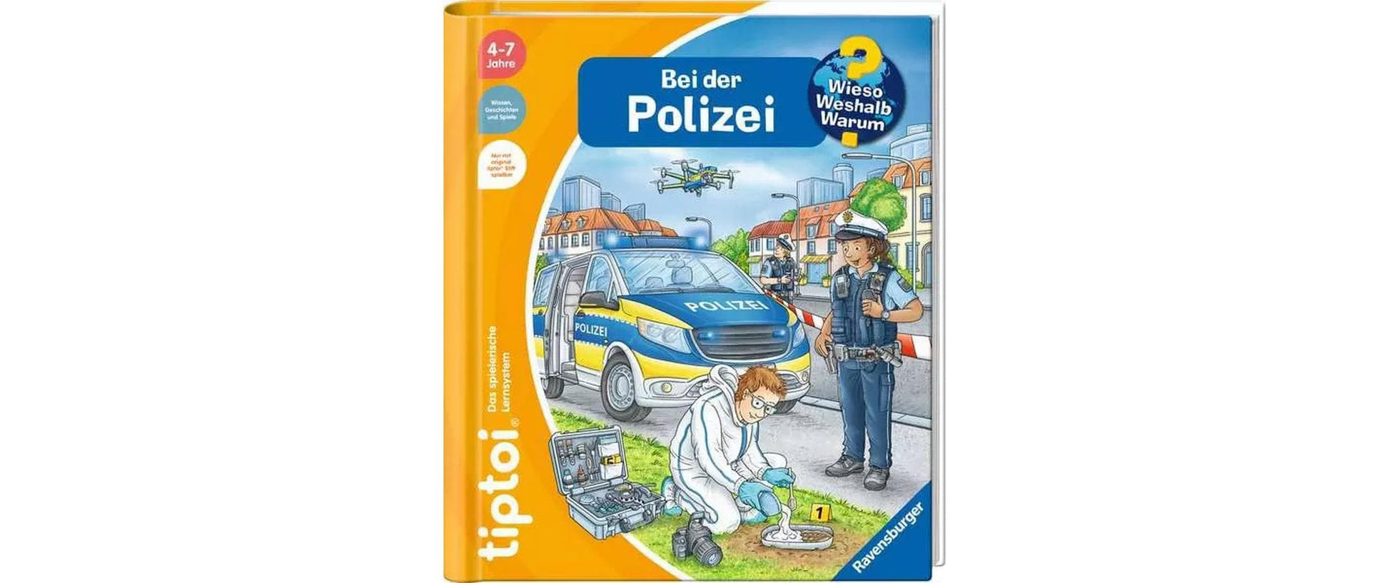 Ravensburger Lernspiel – tiptoi WWW Polizei, ab 7 Jahren, Deutsch