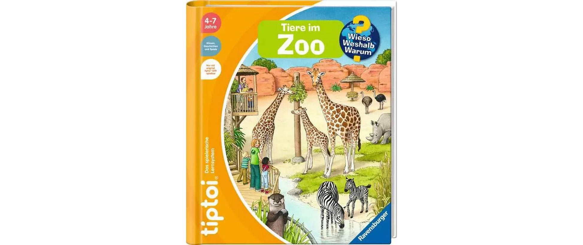 Ravensburger Lernspiel – tiptoi WWW Zoo, ab 7 Jahren, Deutsch