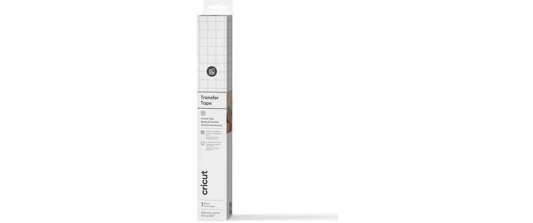 Cricut Transfertape selbstklebend – transparent – 30,5 × 370 cm – für Schneideplotter