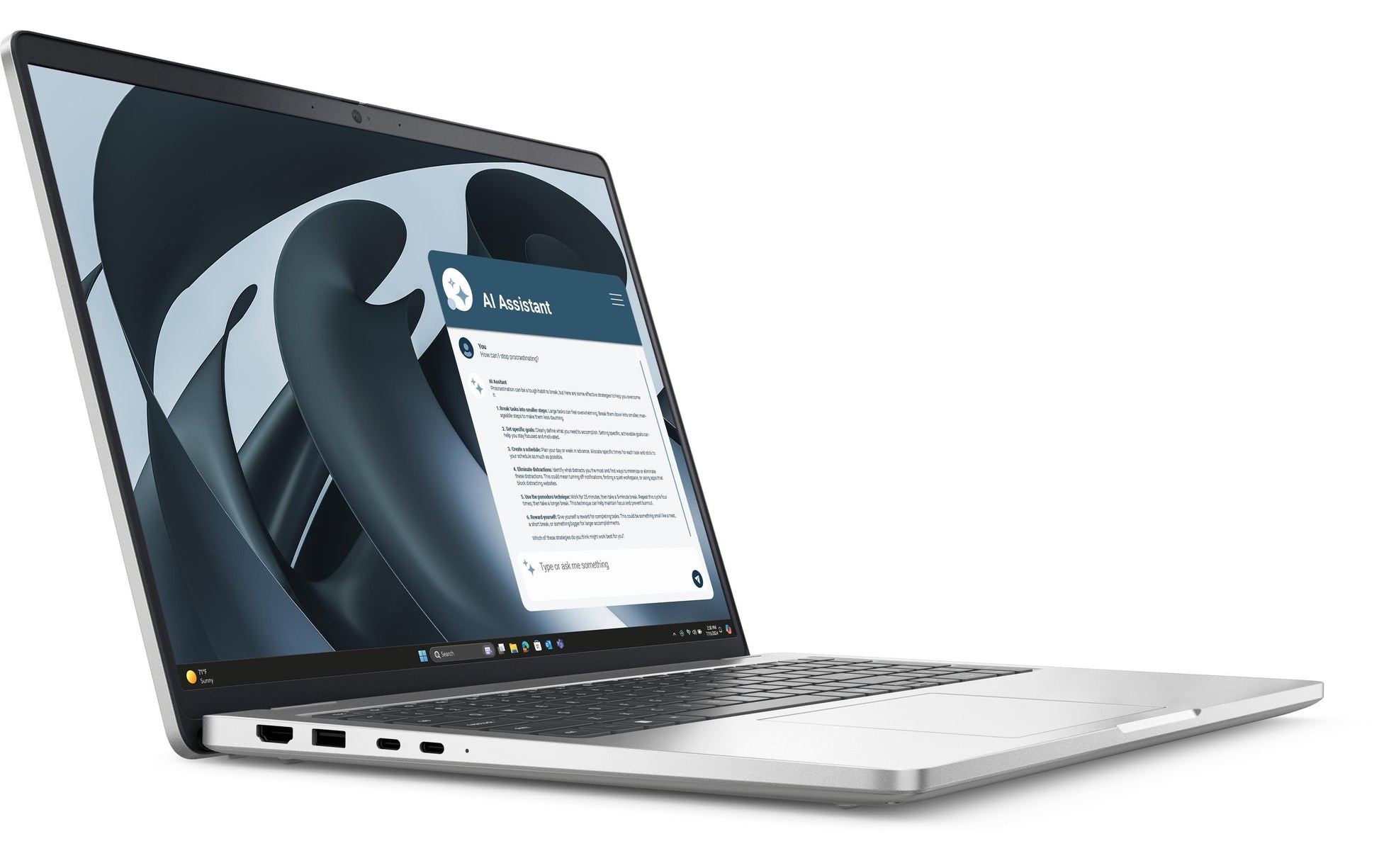 Dell Pro 16 Plus – 16" WUXGA, Ryzen 5 PRO 230, 16 GB, 512 GB SSD, Win 11 Pro, QWERTZ (CH)