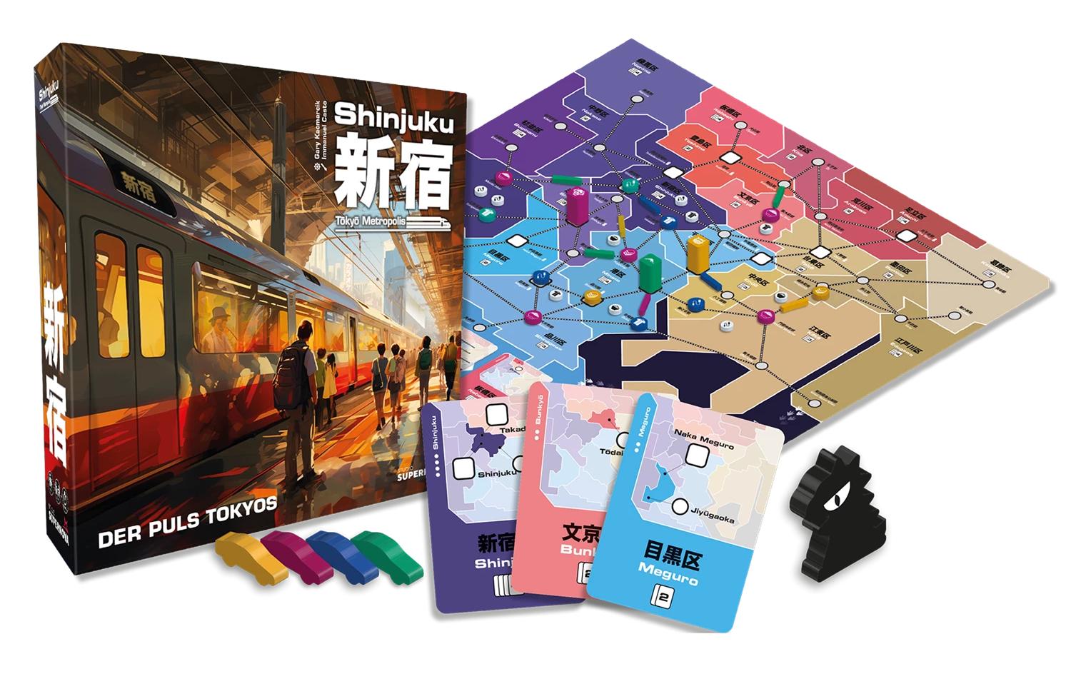 Heidelbär Shinjuku – Kartenspiel, 2–4 Spieler, ab 10 Jahren, 60 Min., DE