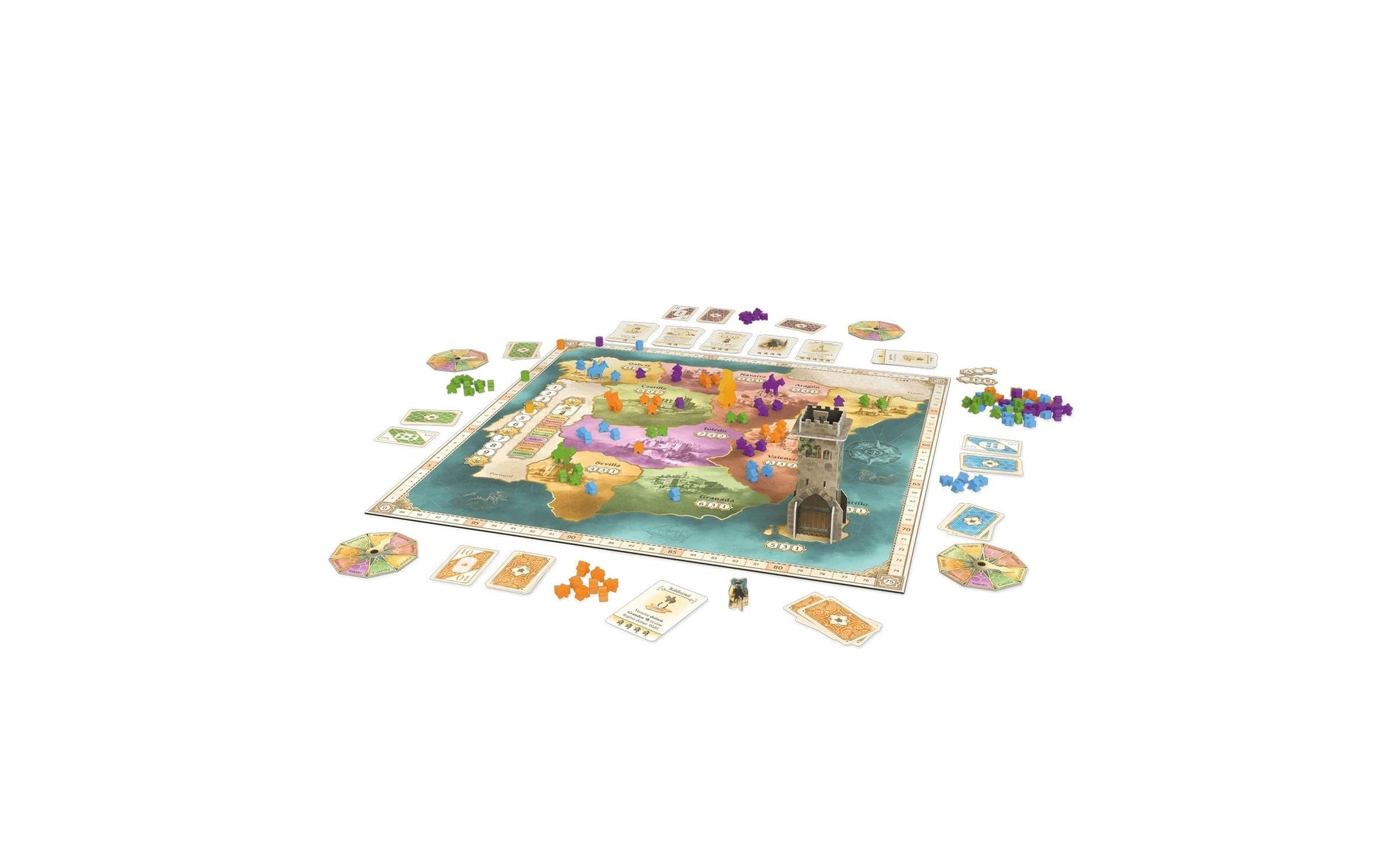 Hans im Glück El Grande – Strategiespiel, 2–5 Spieler, ab 12 Jahren, 90 Min., DE