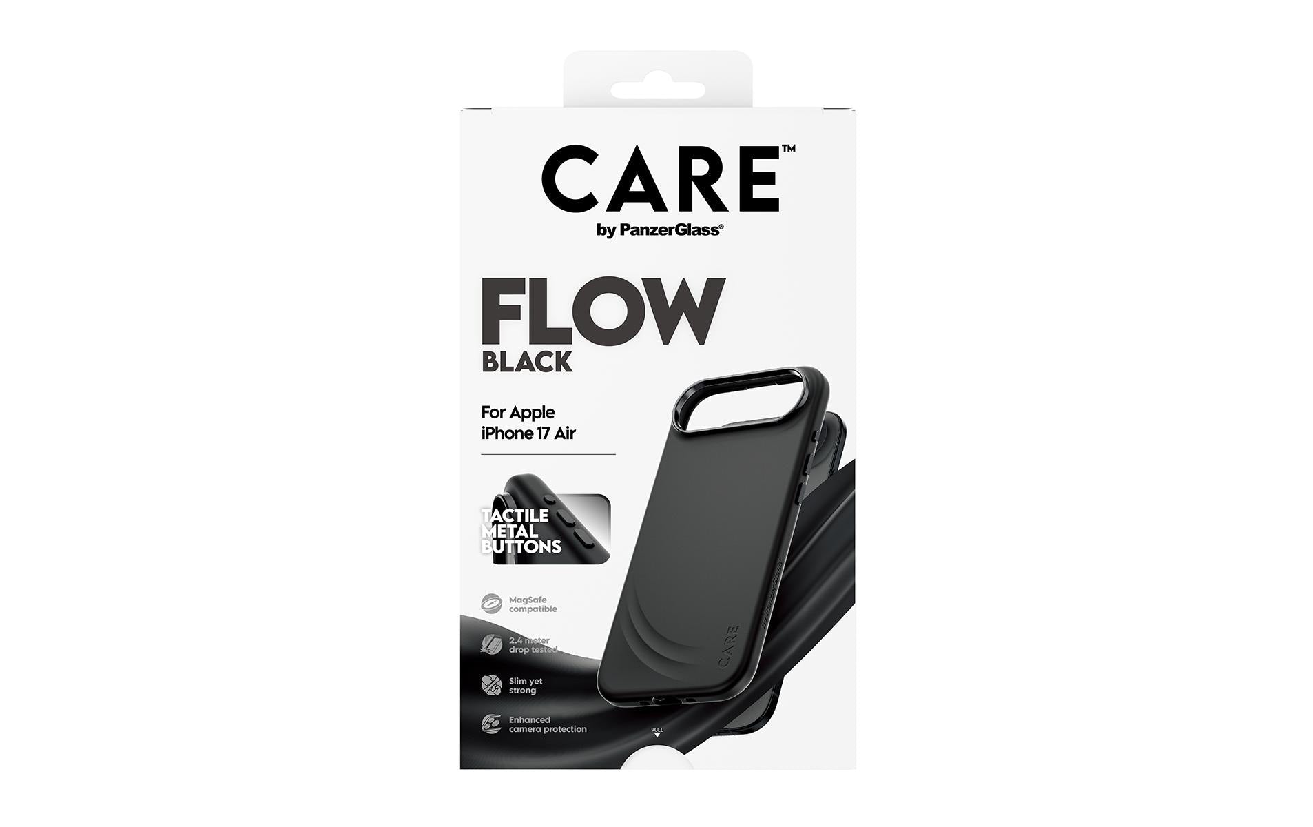 PanzerGlass Backcover Feature FLOW – für Apple iPhone 17 Air – gelb – Silikon – MagSafe-kompatibel