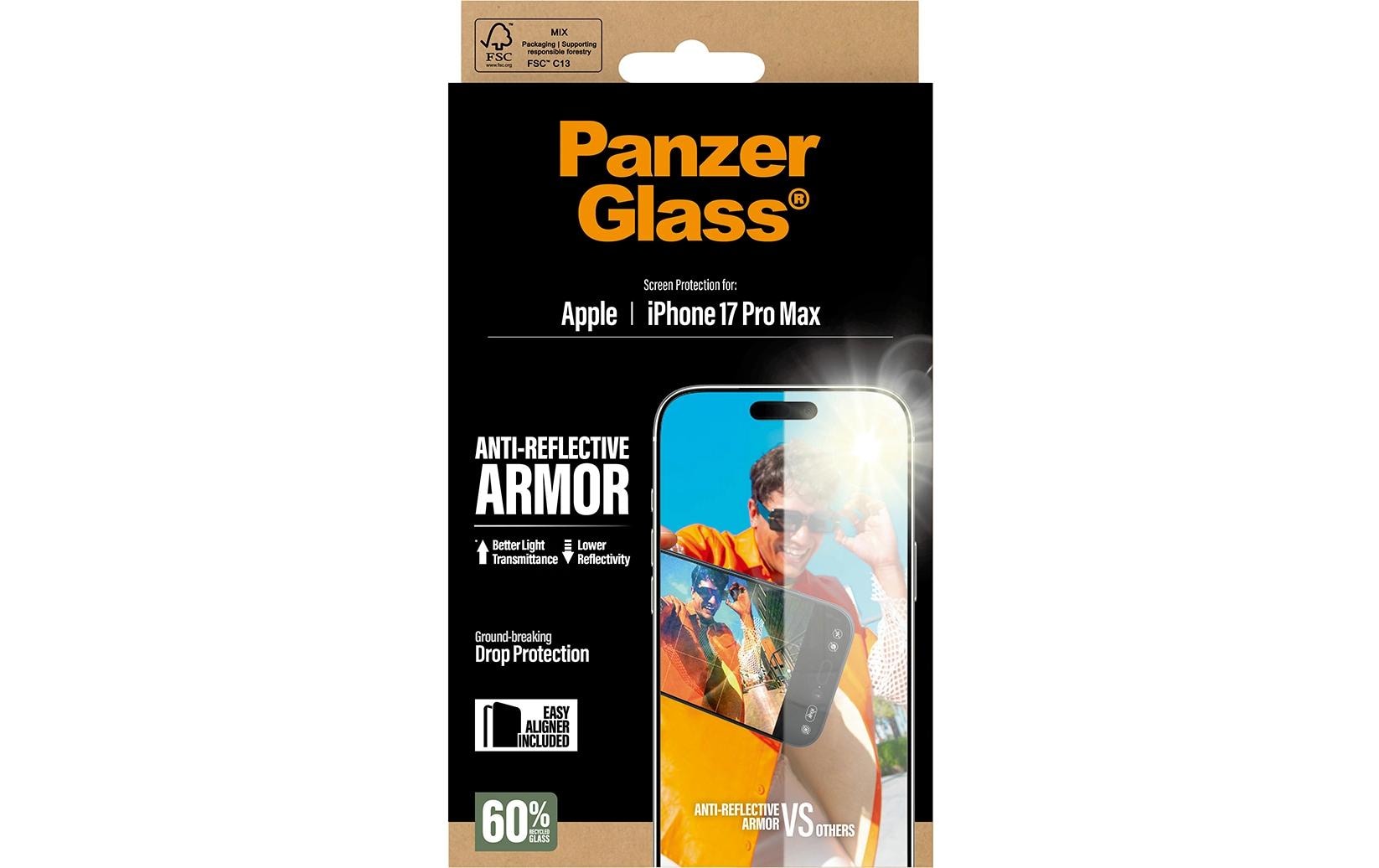 PanzerGlass Backcover – für Apple iPhone 17 Pro Max – kratzfest