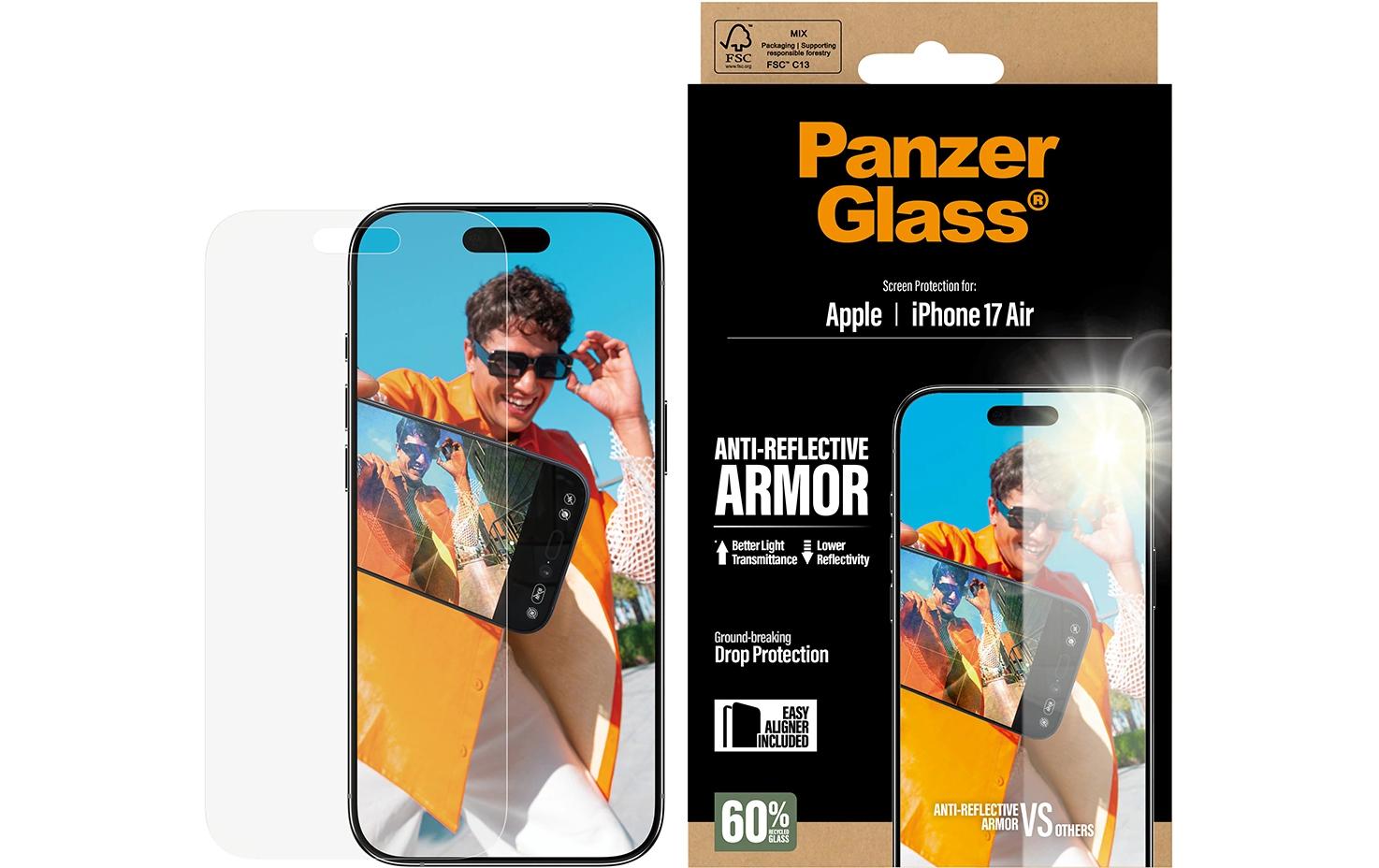 PanzerGlass Schutzfolie – für Apple iPhone Air – stossfest