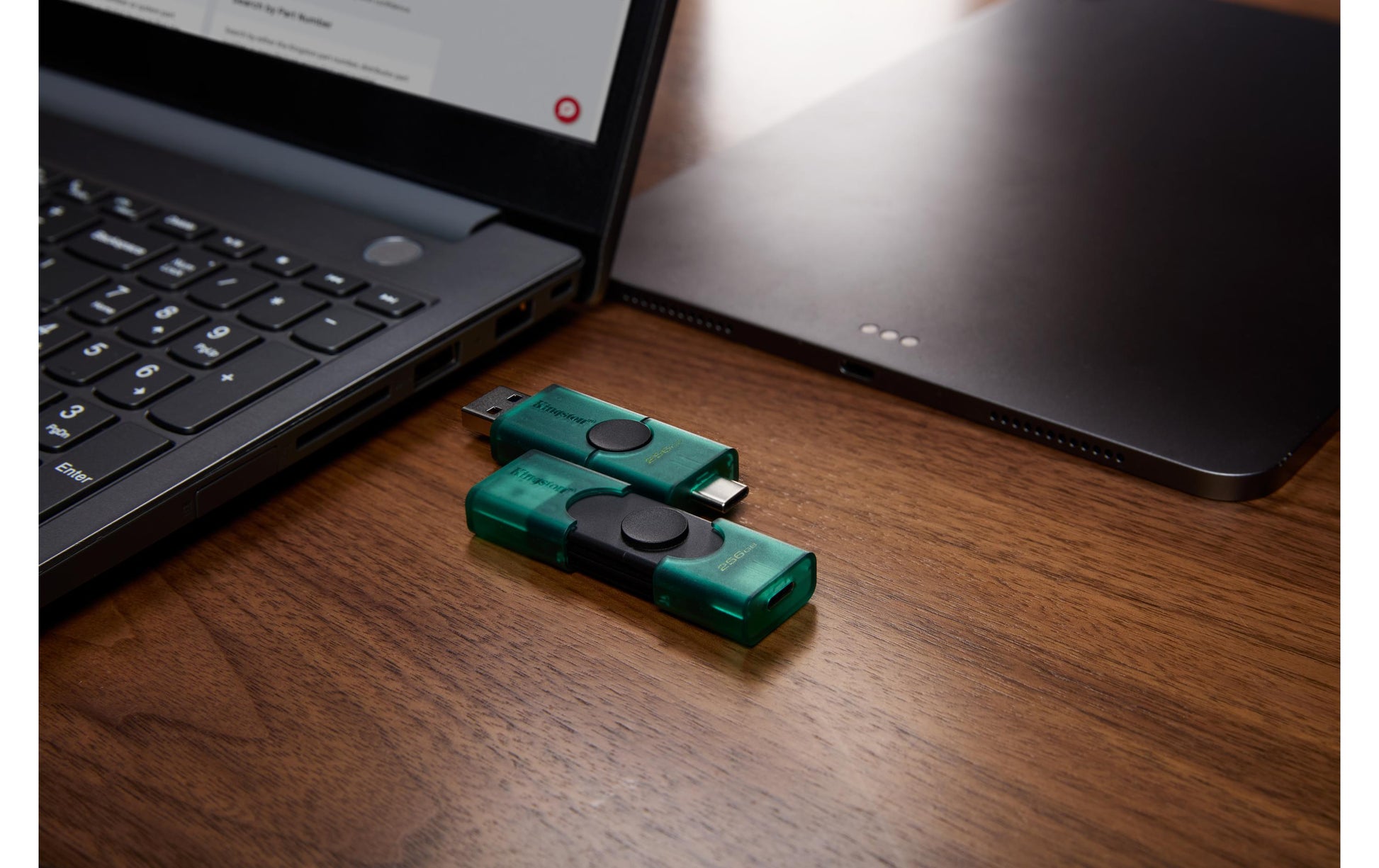 Kingston Technology Kingston DataTraveler Duo G2 USB-Stick – 256 GB, USB-A, USB-C, USB 3.2 Gen 1, Dual-Anschluss