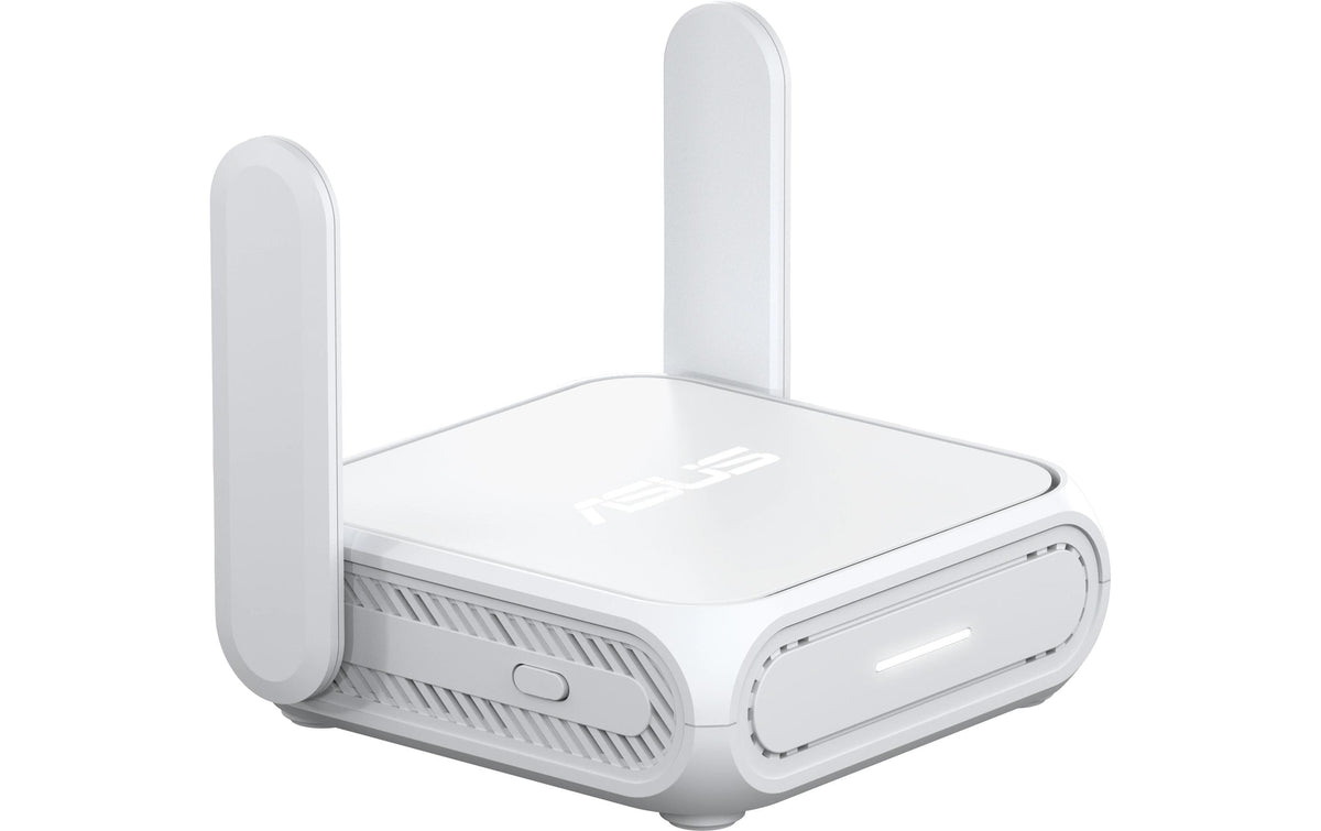 ASUS RT-BE58 Go Tragbarer Router – Wi‑Fi 7, Ethernet – DC 12 V – 120 × 210 × 85 mm