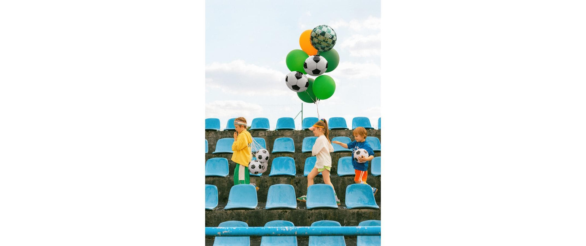 PartyDeco Folienballon Geburtstag – Mehrfarbig – 35 × 35 cm – Folie – 1 Stk