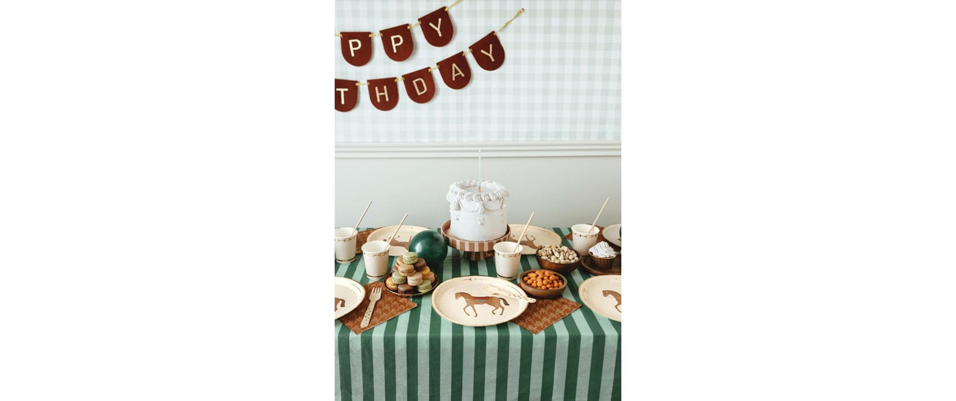 PartyDeco Servietten Steigbügel – 33 × 33 cm – 12 Stück