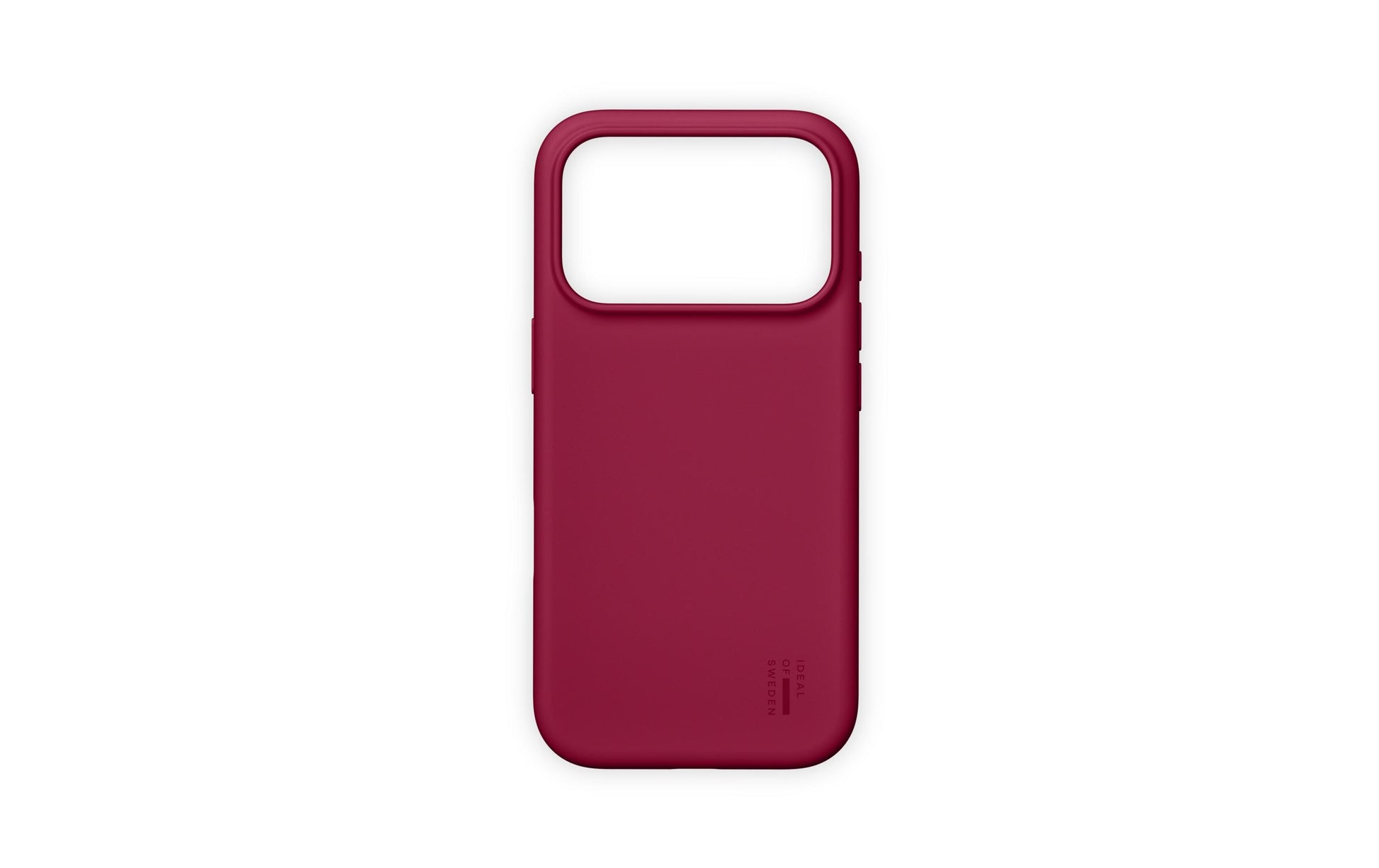 iDeal of Sweden Backcover – für Apple iPhone 17 Pro, MagSafe, Silikon+PC+Polyester, Cranberry, kratzresistent