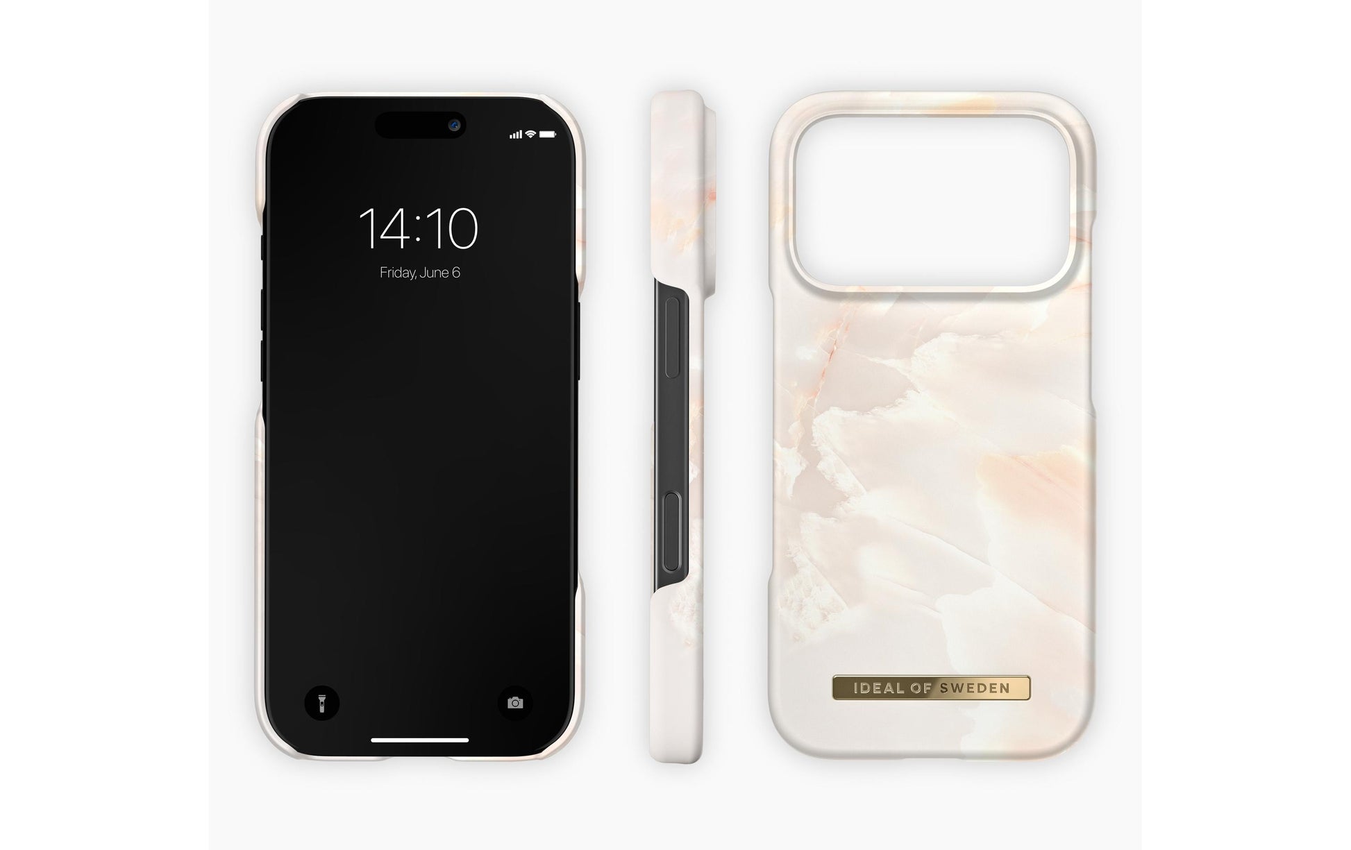 Ideal of Sweden – Backcover – für Apple iPhone 17 Pro – Rose Pearl Marble – PC – MagSafe-kompatibel