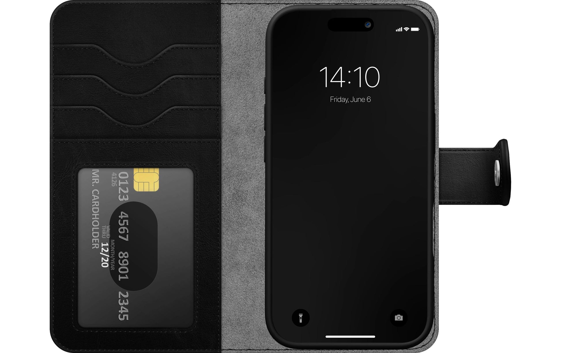 Ideal of Sweden – Booklet-Hülle – für Apple iPhone 17 Pro Max – schwarz – MagSafe-kompatibel
