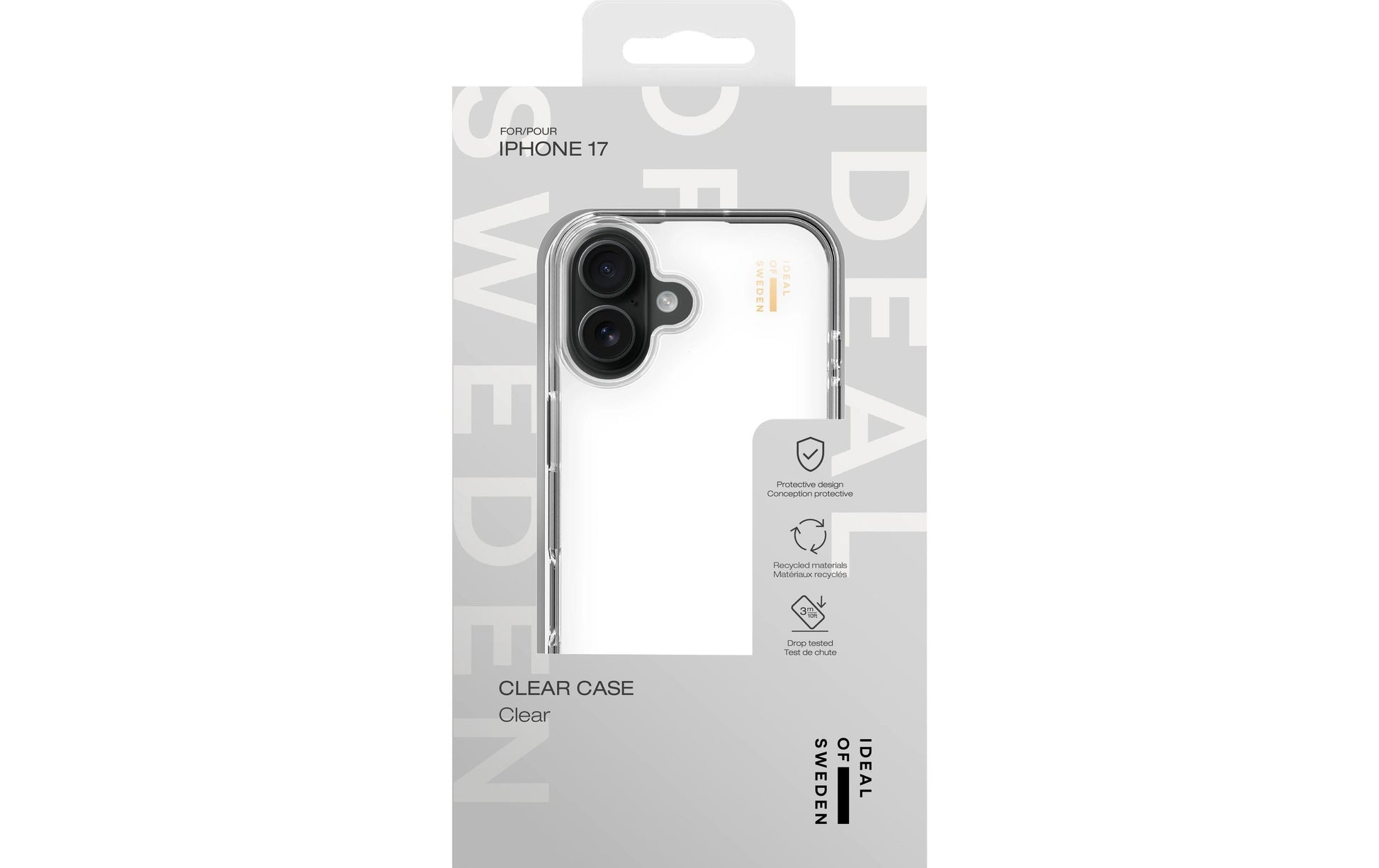 Ideal of Sweden – Backcover – für Apple iPhone 17 – transparent – TPU, MagSafe-kompatibel