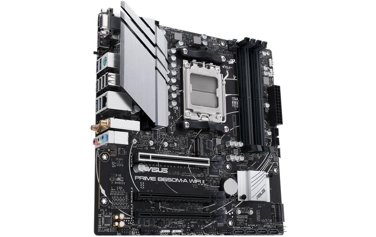 ASUS PRIME B650M-A WIFI II – Mainboard – AM5, AMD B650, mATX, 4× DDR5