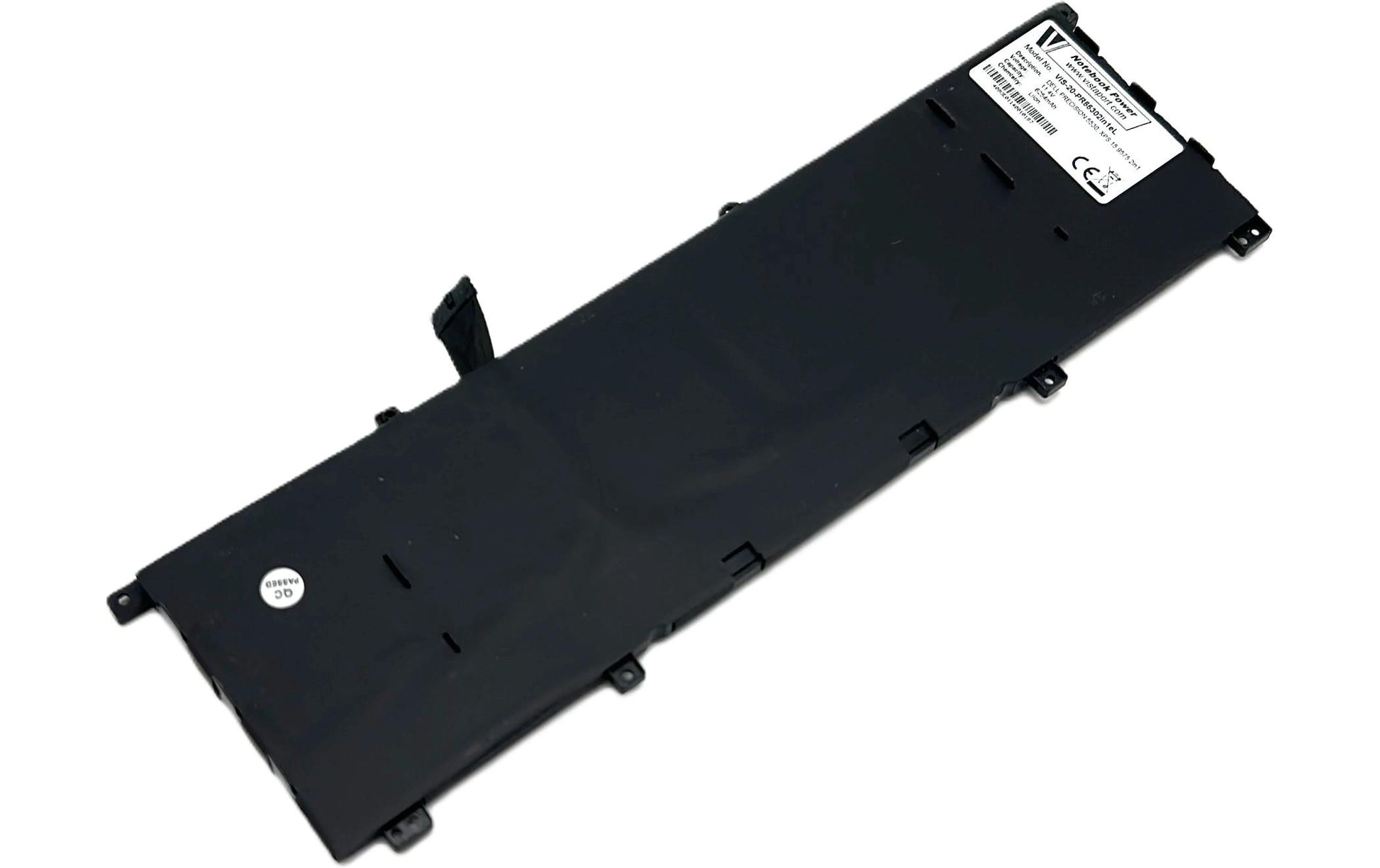 Vistaport Notebook-Akku – für Dell Precision 5530 2-in-1, Dell XPS 15 9575 2-in-1 – 71 Wh, 11,4 V – Schwarz