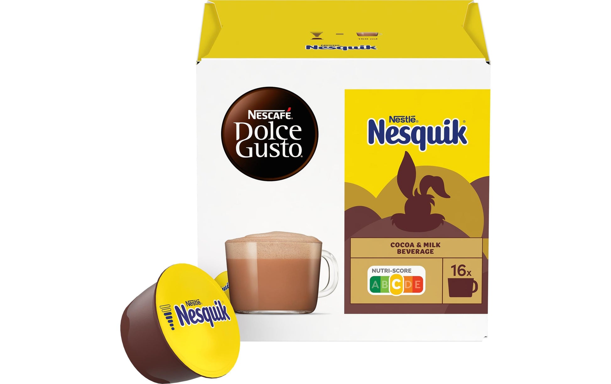 Nescafé Nesquik – Kapseln für Dolce Gusto – Schokolade, 16 Kapseln
