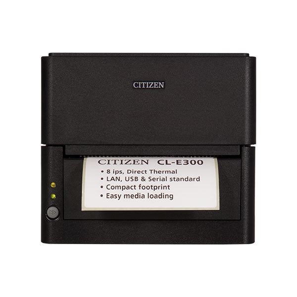 Citizen CL-E300 – Etikettendrucker, Thermodirekt, Auto-Cutter, USB, LAN, RS-232