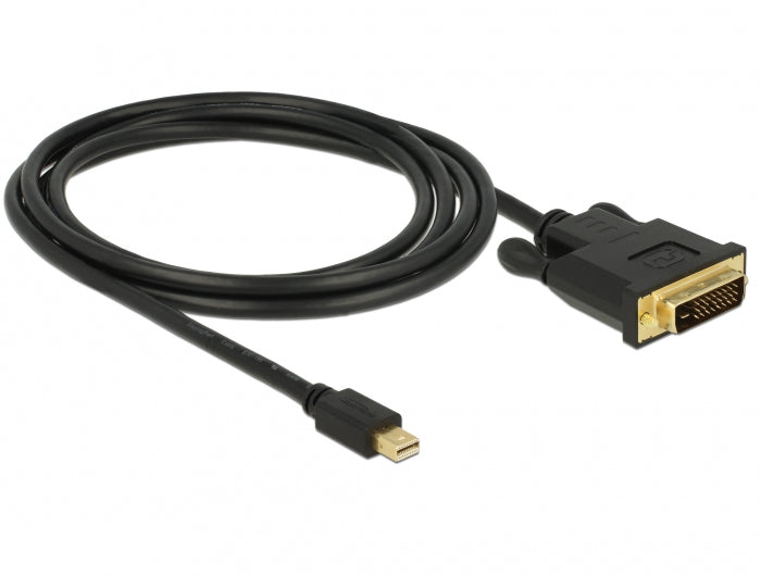 DeLOCK Mini-DisplayPort auf DVI-D Kabel DP 1.1 1920×1200 60 Hz – 2 m