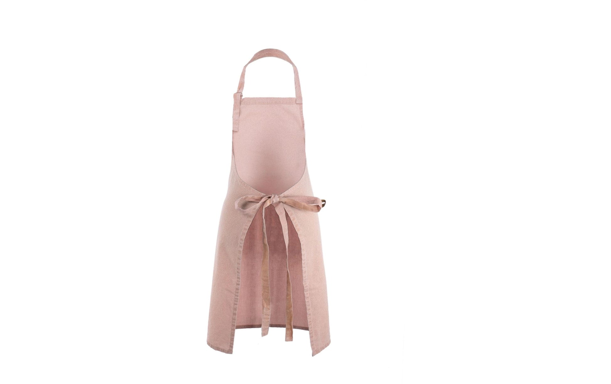 Tiseco Kochschürze Myrna – mit Tasche, maschinenwaschbar – Bio-Baumwolle – Rosa – 74 × 85 cm