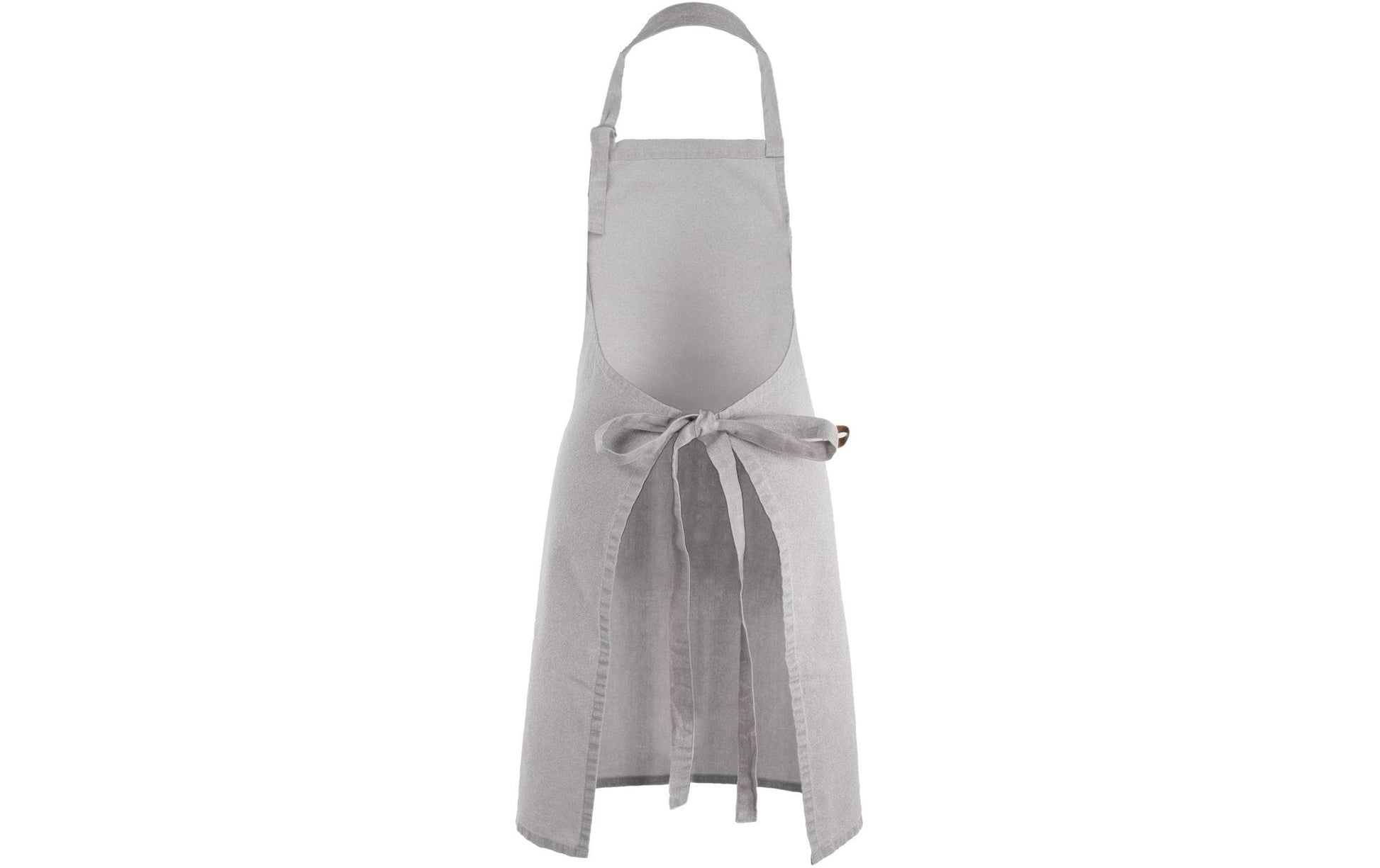 Tiseco Kochschürze – L: 85 cm, Baumwolle, Grau
