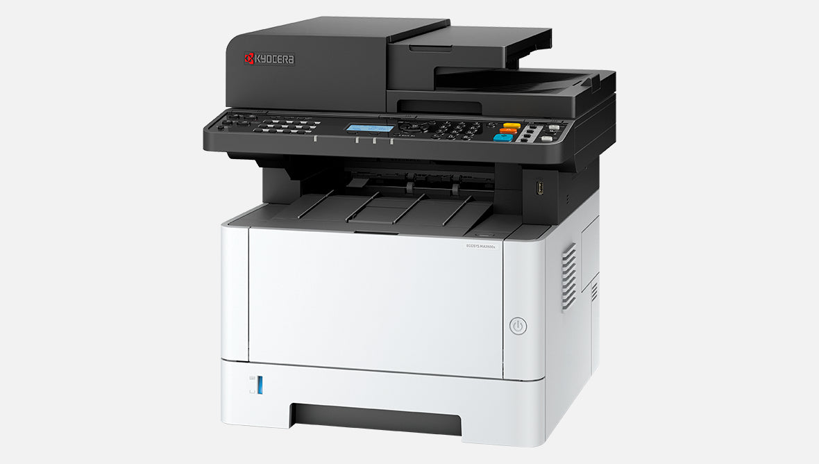 KYOCERA ECOSYS MA3500x – S/W Laser-MFP A4, 3-in-1 – USB/LAN – Duplex, ADF – 35 ppm S/W