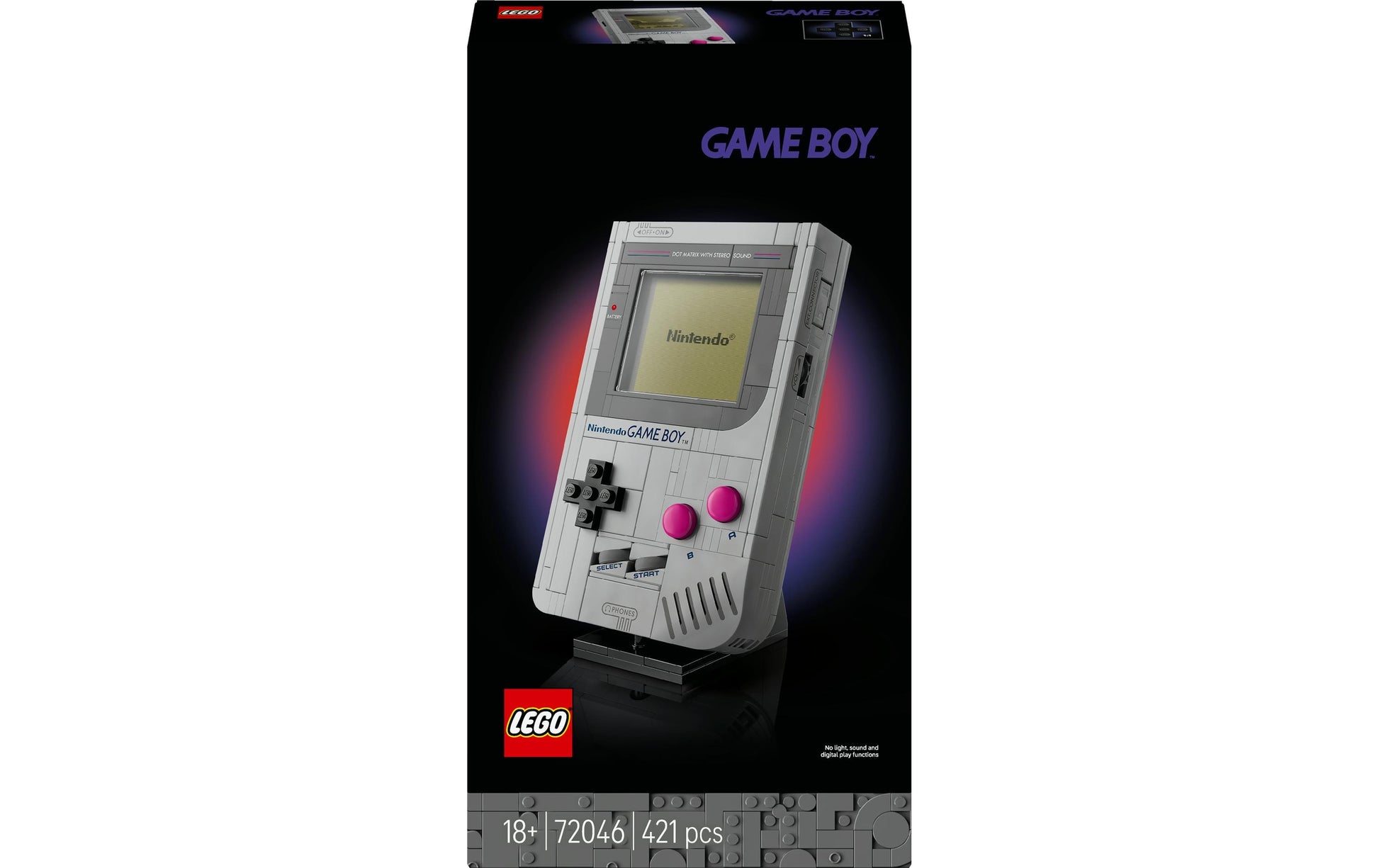 LEGO Game Boy 3D Puzzle – Super Mario – 421-teilig – 35,4 × 7 × 19,1 cm – ab 18 J.