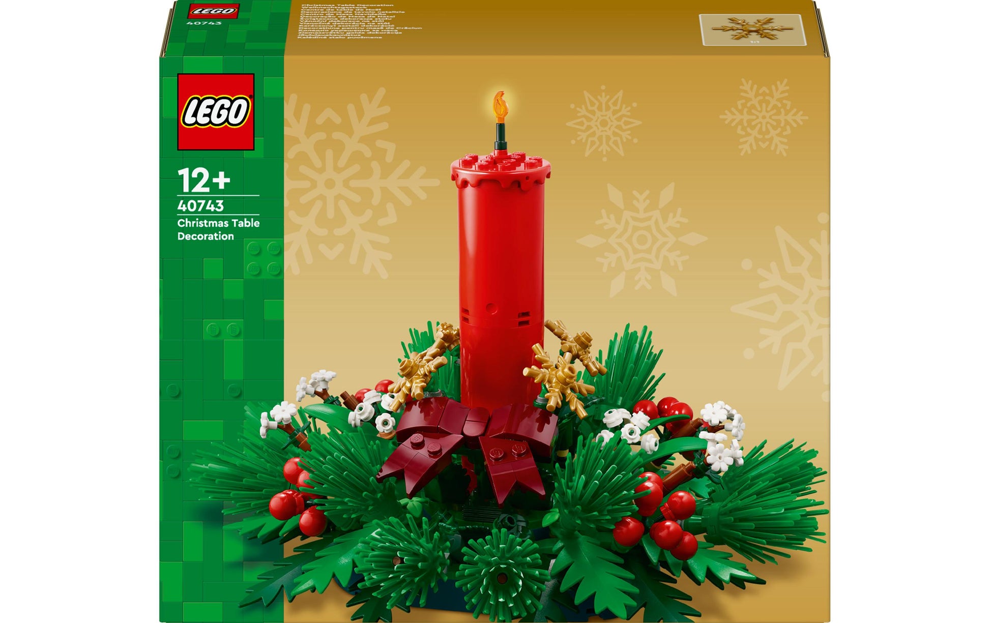 LEGO Seasons and Occasions Weihnachtsgesteck – 433-teilig – 22,2×7,6×26,2 cm – ab 12 J.