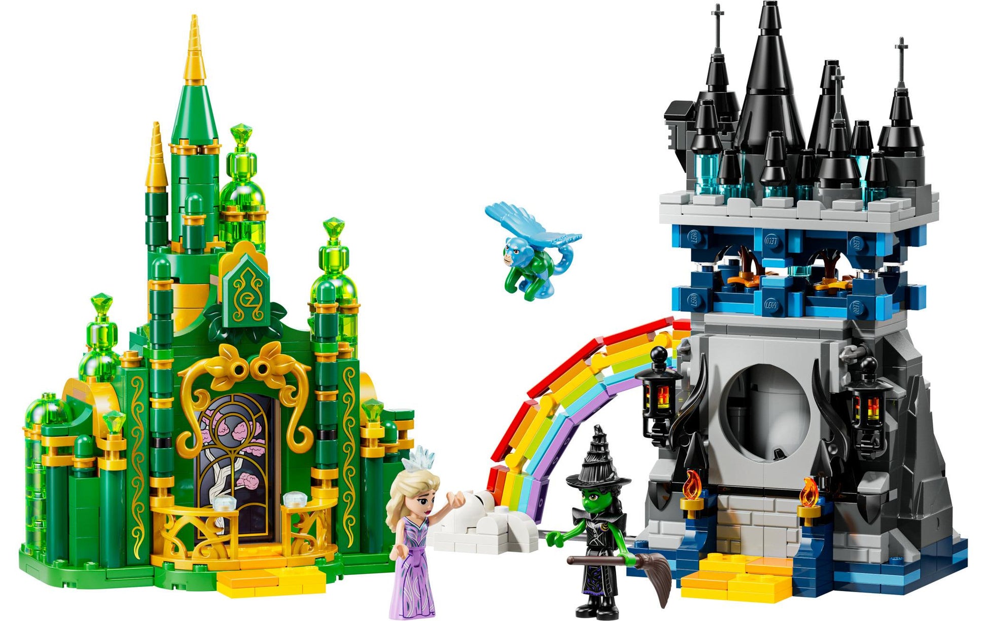 LEGO Smaragdstadt Burg Kiamo Ko Bauset – Wicked – 860-teilig – 26,2×7,05×38,2 cm – ab 9 J.