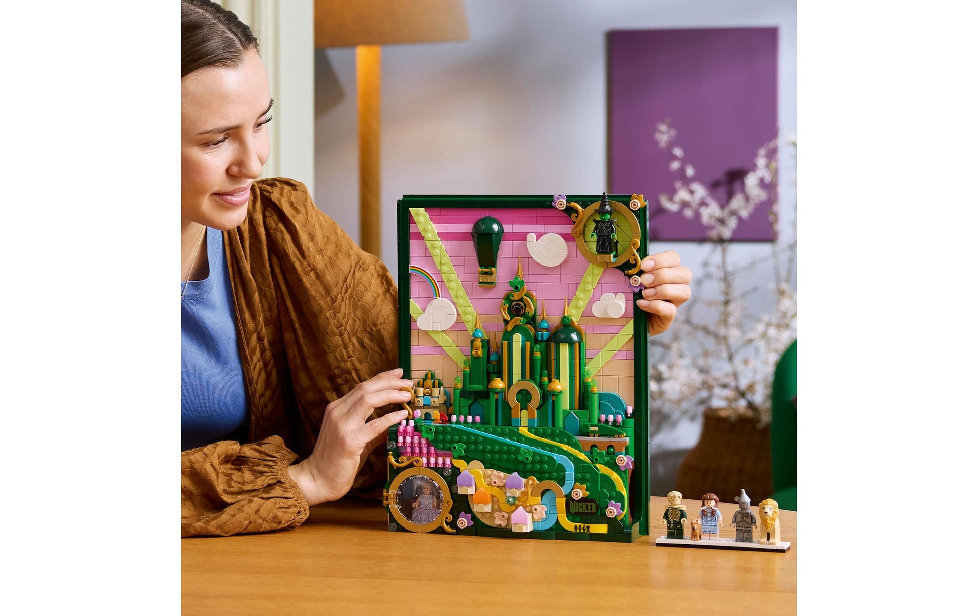 LEGO 3D Puzzle Wicked – 1'518 Teile – 48 × 9,4 × 37,8 cm – ab 18 J.