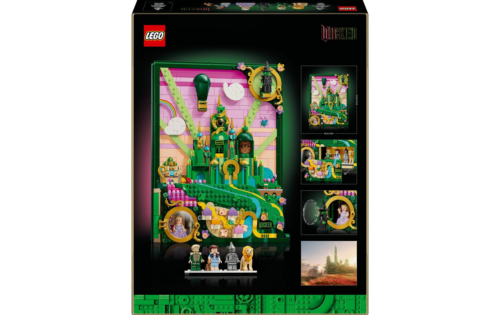 LEGO 3D Puzzle Wicked – 1'518 Teile – 48 × 9,4 × 37,8 cm – ab 18 J.
