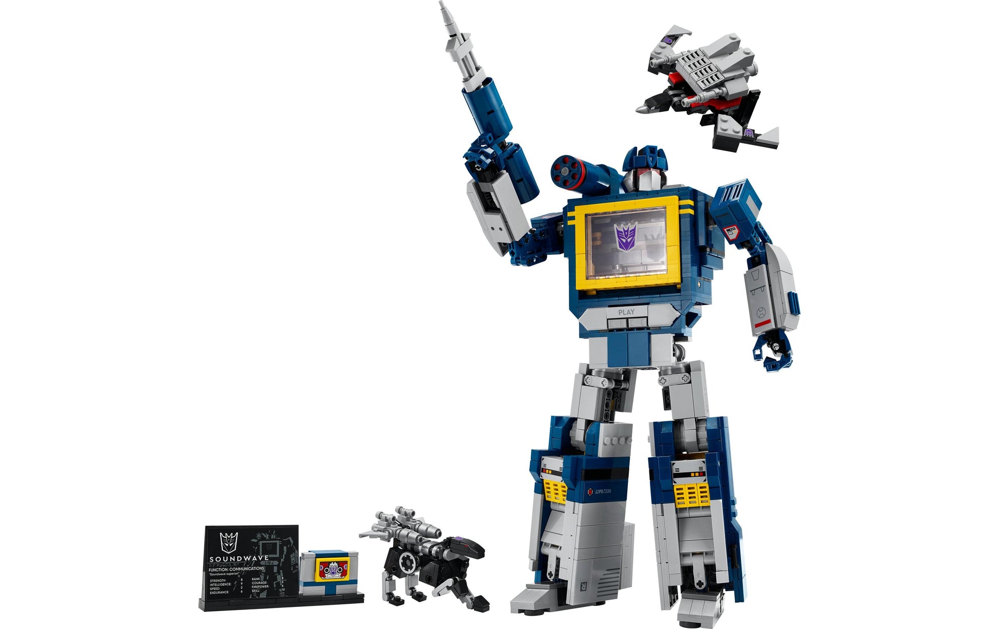 LEGO Icons Soundwave – 1505-teilig – 45,6×8,8×28,2 cm – ab 18 J.