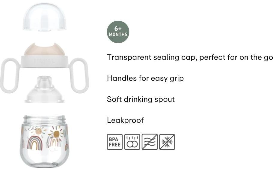 Mepal Mio Kindertrinkflasche 200 ml – antitropf, Schraubdeckel, BPA-frei