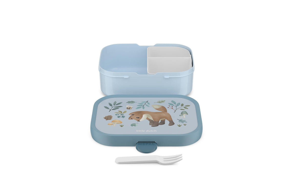 Mepal Lunchbox, Kunststoff, blau, mit Unterteilung, für Kinder