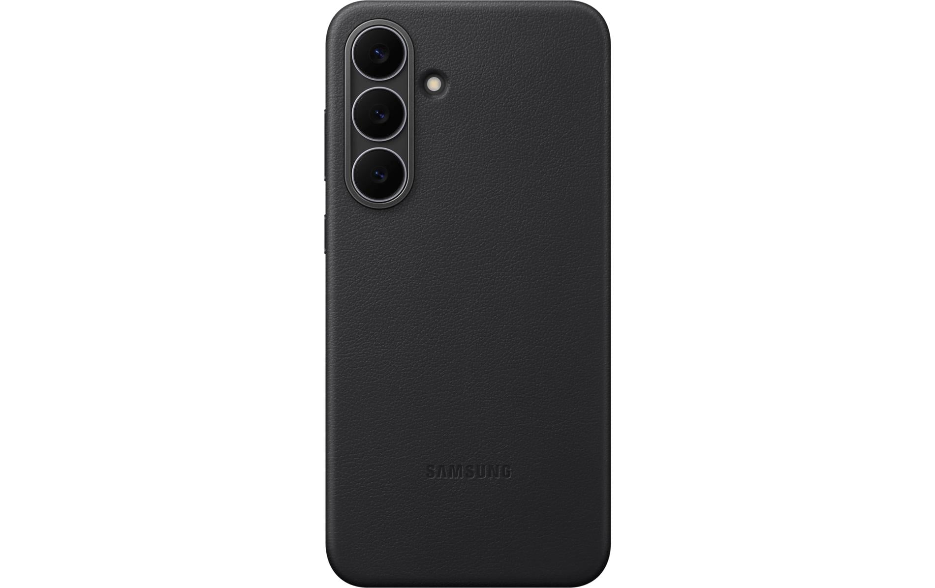 Samsung Backcover Kindsuit – für Samsung Galaxy S25 FE – schwarz – Leder