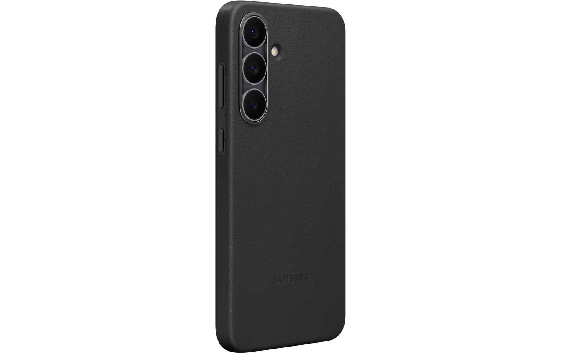 Samsung Backcover Kindsuit – für Samsung Galaxy S25 FE – schwarz – Leder