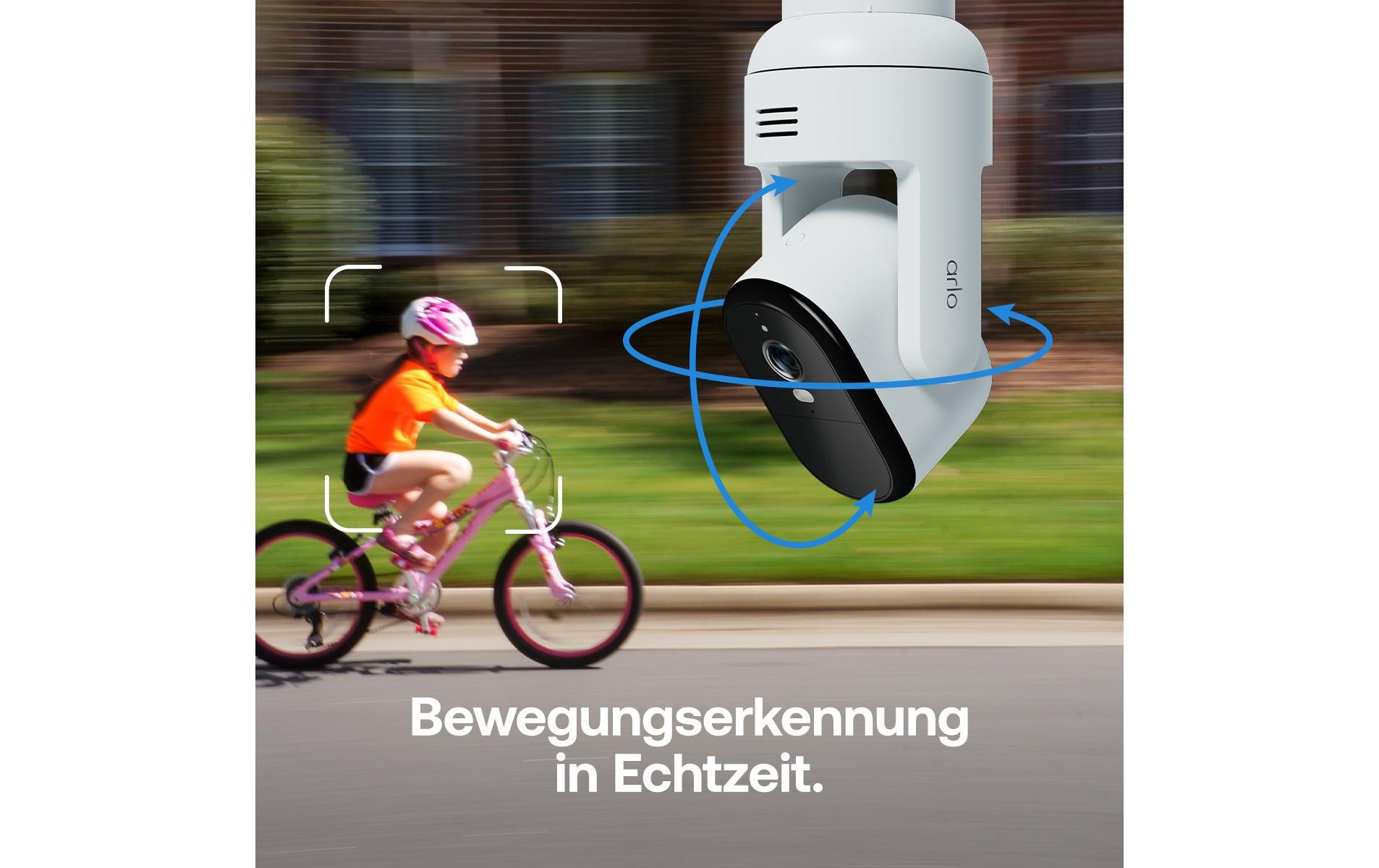Arlo VMC3283 IP-Kamera – 3 MP, PTZ, IP65, für Amazon Alexa, weiss