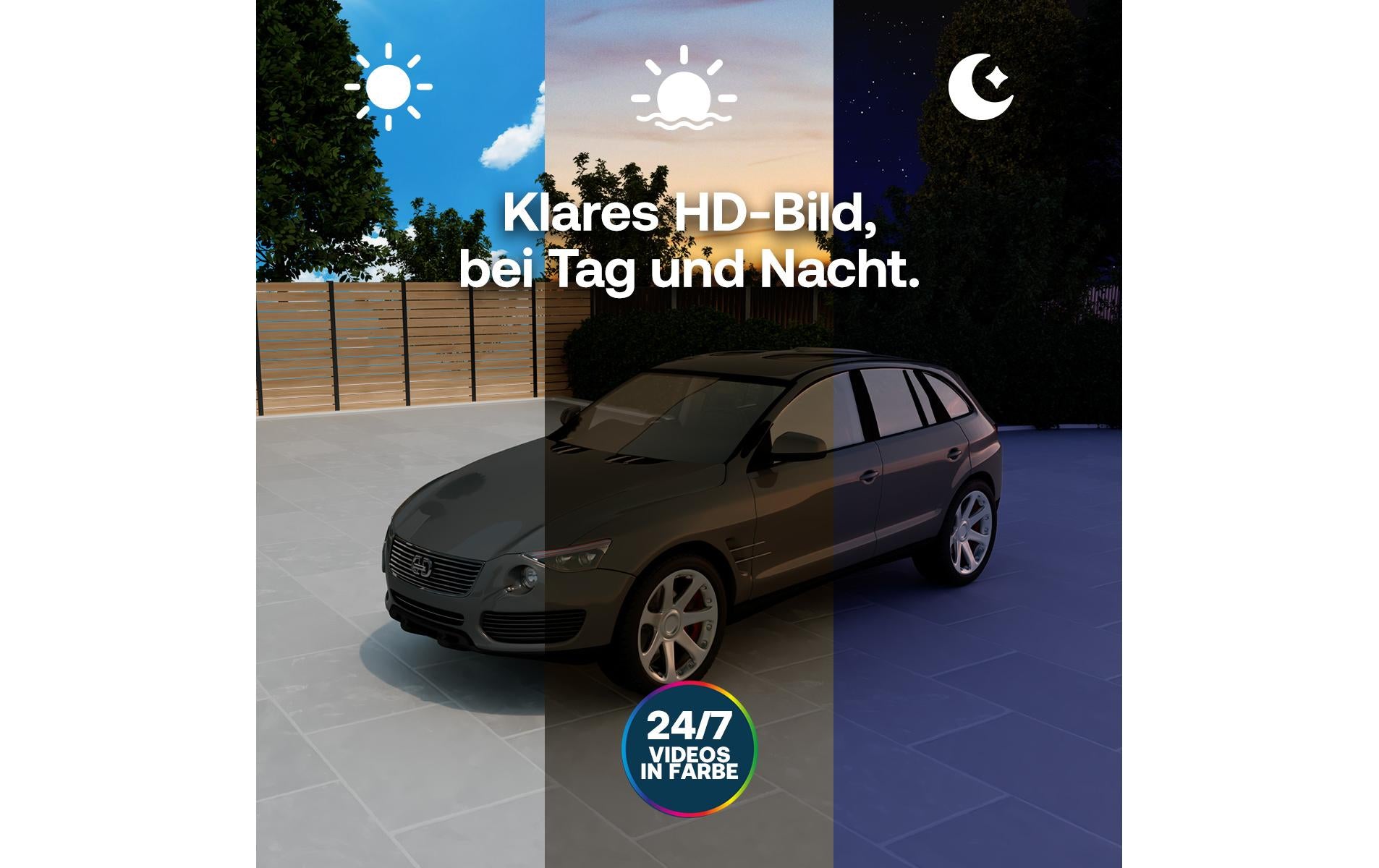 Arlo VMC2280 Netzwerkkamera – 2 MP, Full HD, IP65, für IFTTT, Weiss, 2er-Pack