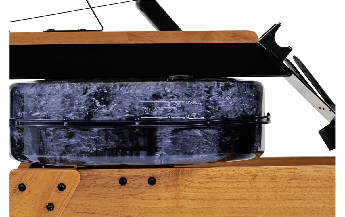 HAMMER Rudergerät Aqua Fold, Wasserwiderstand, 120 kg – Braun, Walnuss