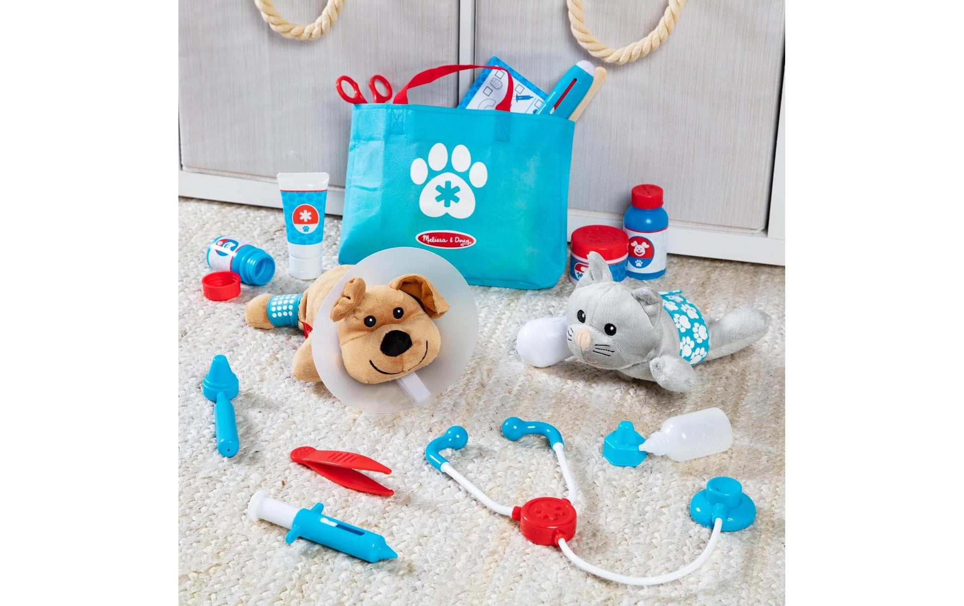 Spin Master Tierarzt-Spielset – 34,3 × 26,7 × 8,9 cm – ab 2 Jahren – rot