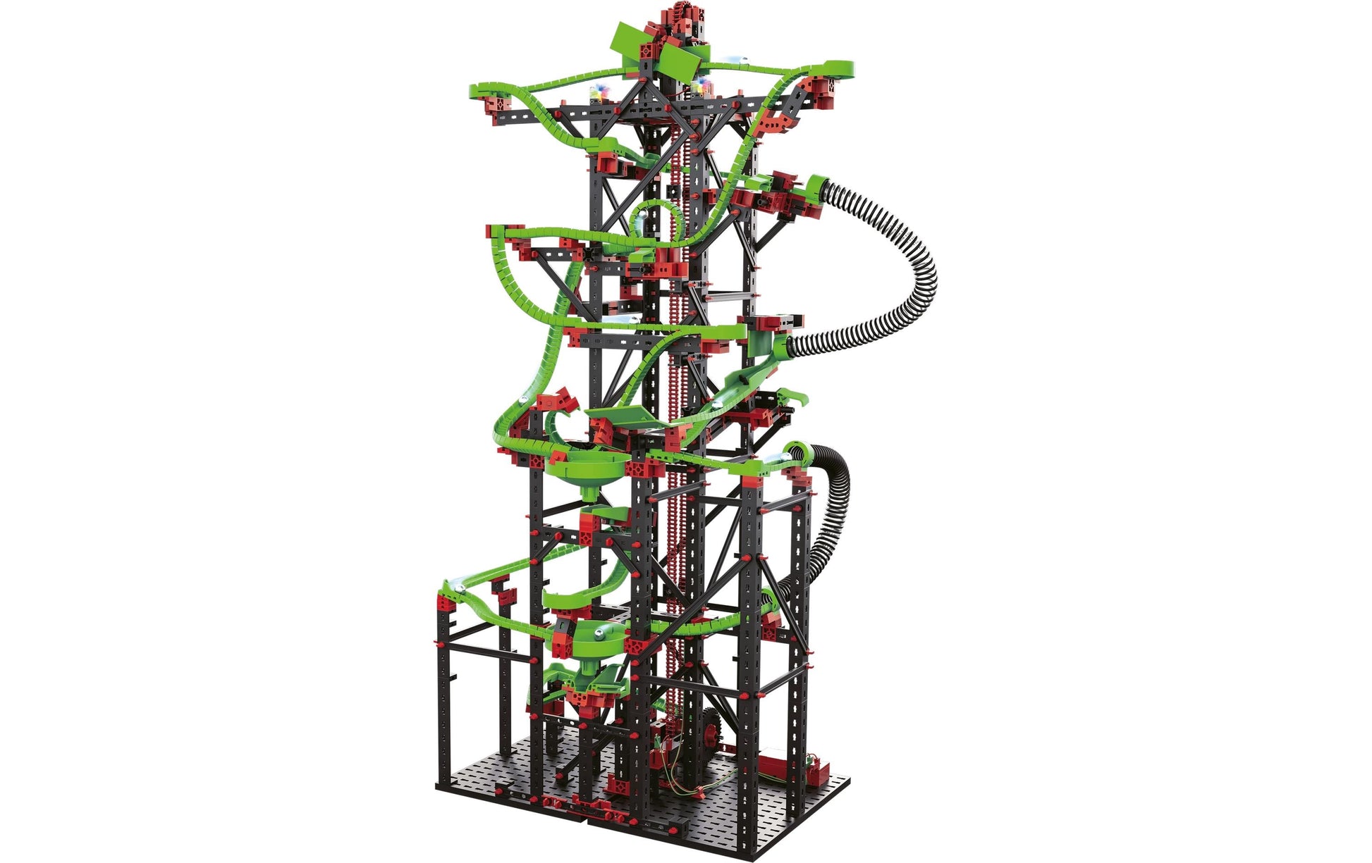fischertechnik Dynamic XXL Murmelbahn-Set – 1365-teilig – 8 Murmeln – ab 9 J. – Kunststoff – mehrfarbig