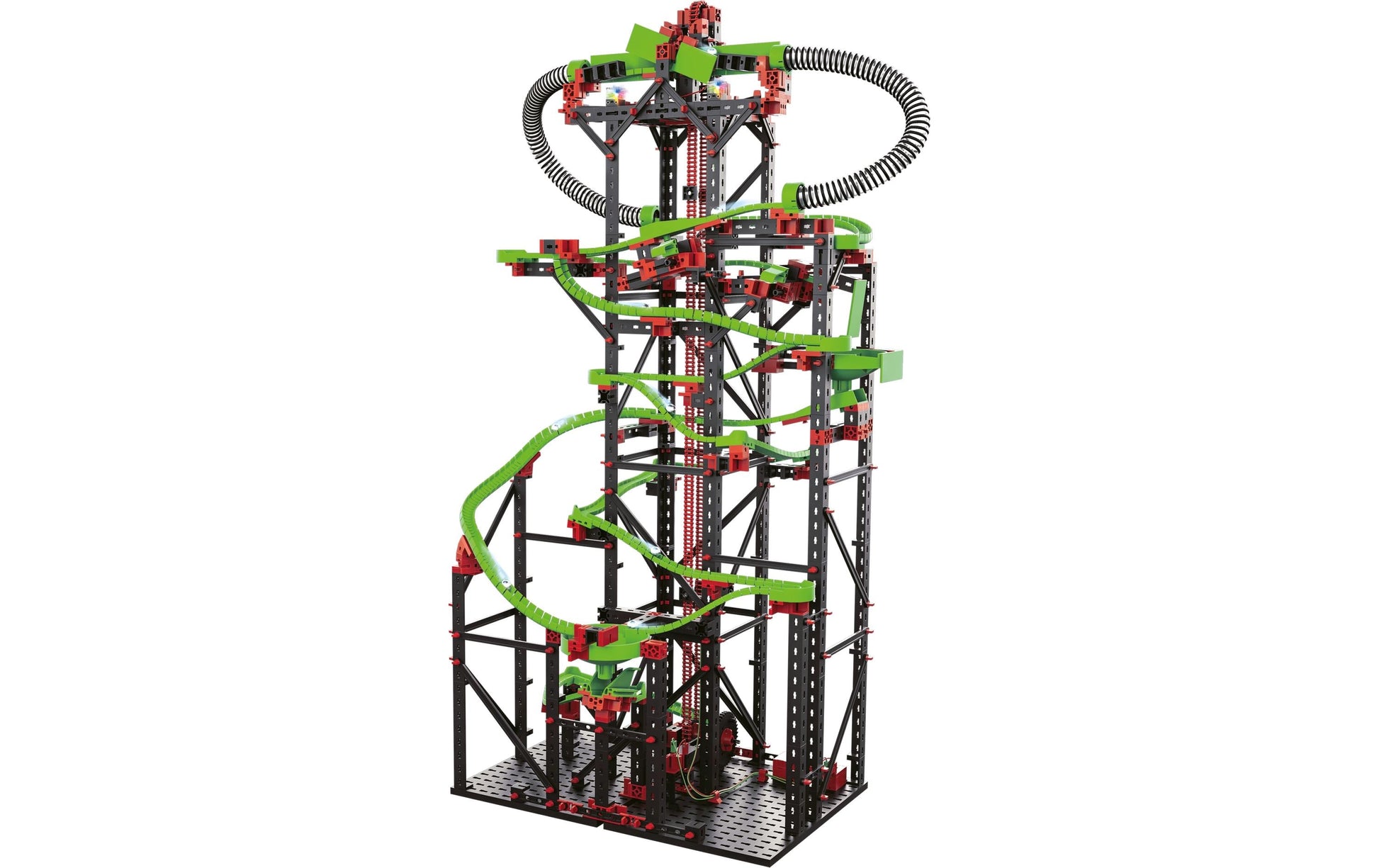 fischertechnik Dynamic XXL Murmelbahn-Set – 1365-teilig – 8 Murmeln – ab 9 J. – Kunststoff – mehrfarbig