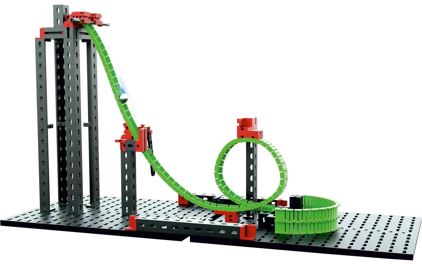 fischertechnik Dynamic L2 Kugelbahn – 778-teilig, inkl. 8 Murmeln – ab 9 J. – Kunststoff, mehrfarbig