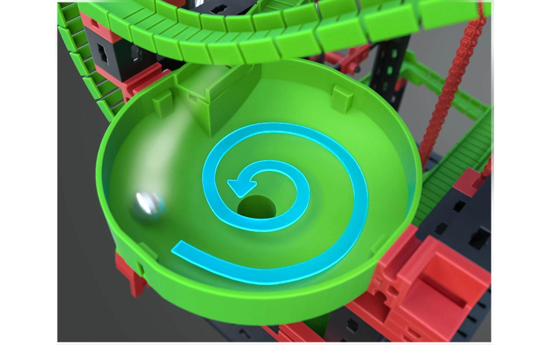 fischertechnik Dynamic M Physik-Baukasten – 557-teilig – ab 7 Jahren – Kunststoff – schwarz/grün/rot