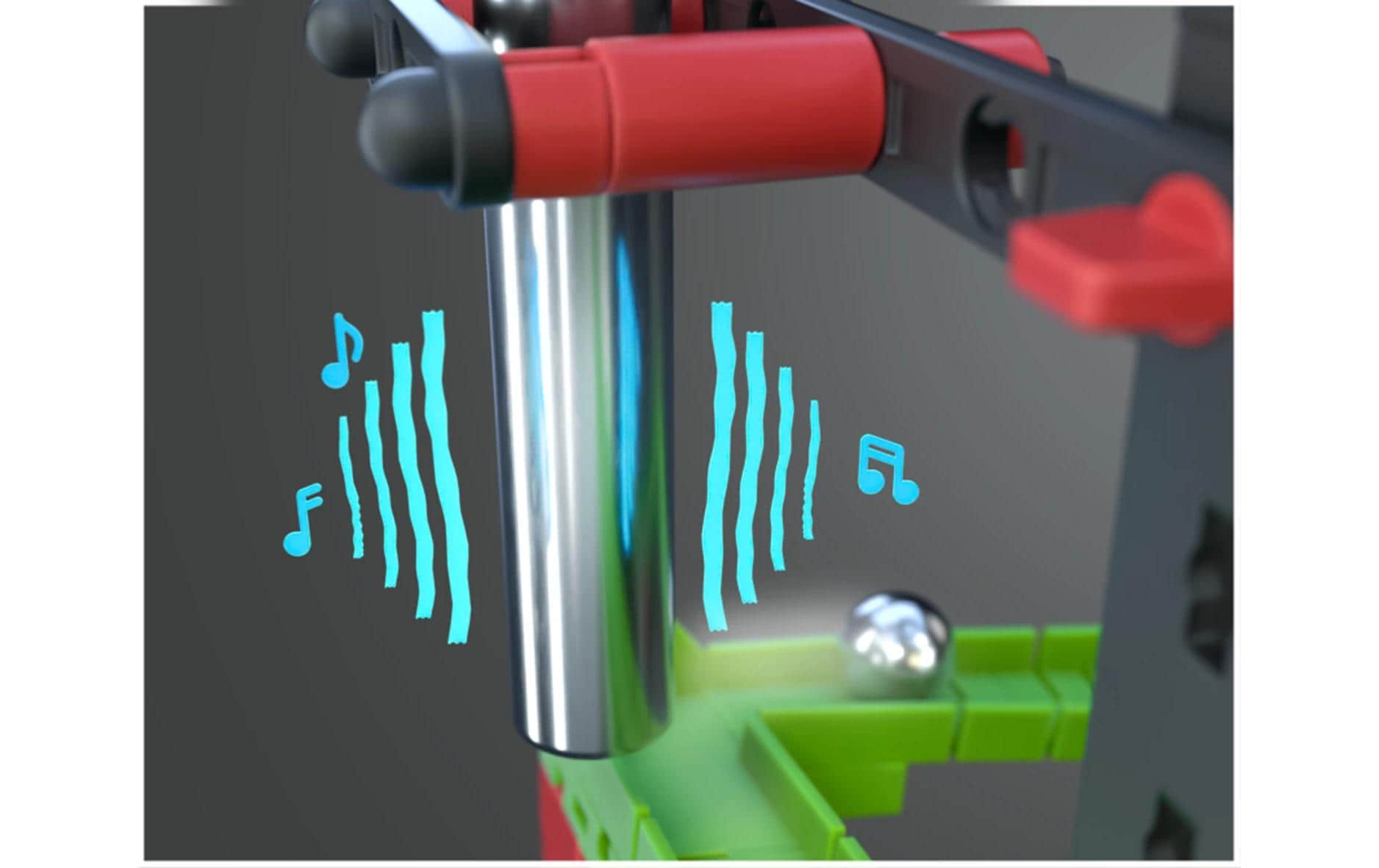 fischertechnik Dynamic M Physik-Baukasten – 557-teilig – ab 7 Jahren – Kunststoff – schwarz/grün/rot
